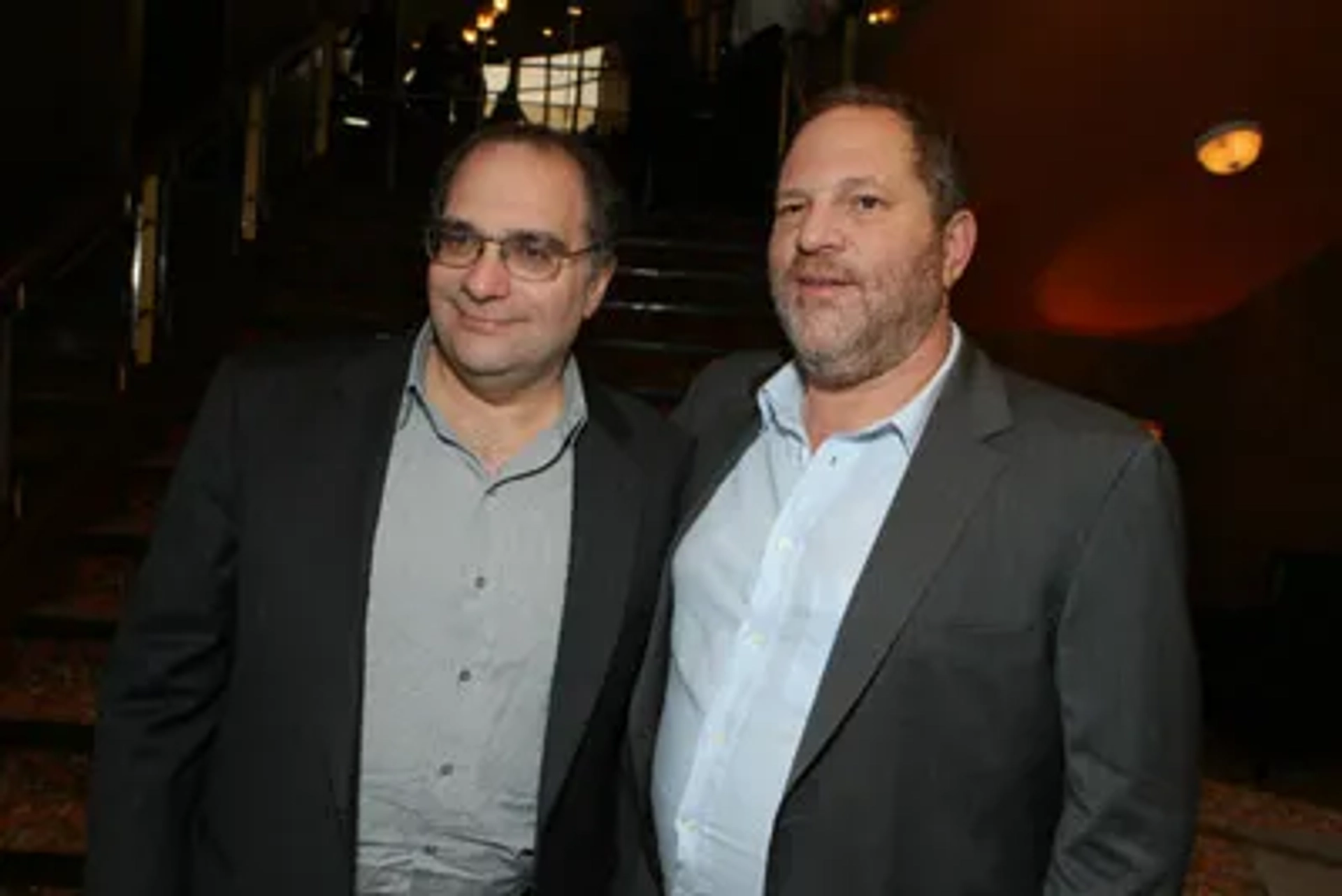 Harvey Weinstein and Bob Weinstein at an event for 1408 (2007)