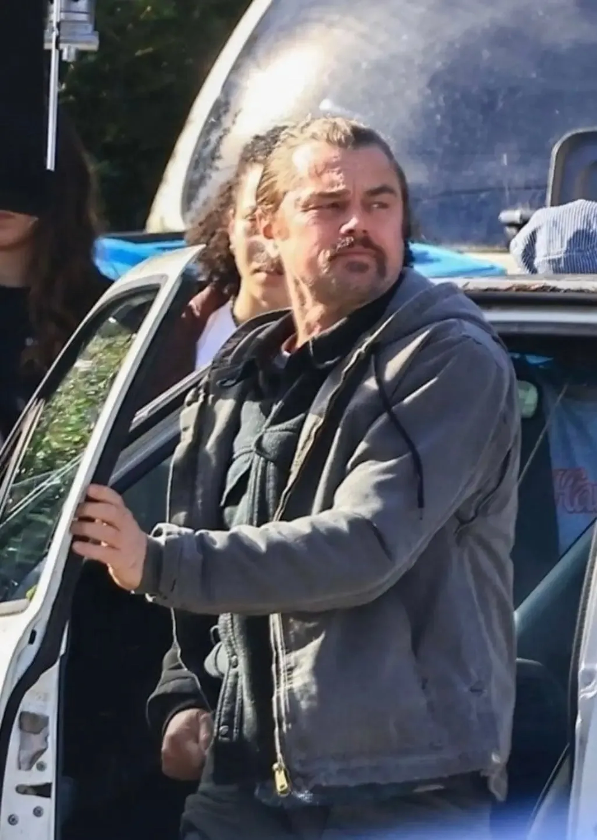 Leonardo DiCaprio and Chase Infiniti in Untitled Paul Thomas Anderson Event Film (2025)