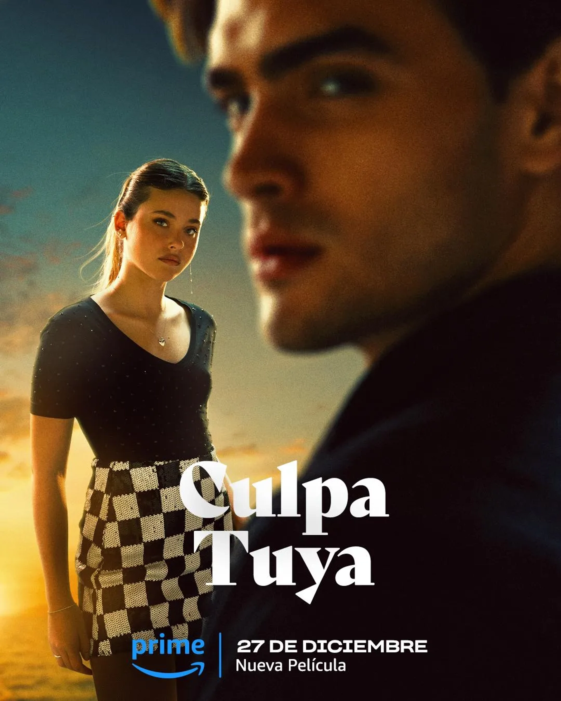 Gabriel Guevara and Nicole Wallace in Culpa Tuya (2024)