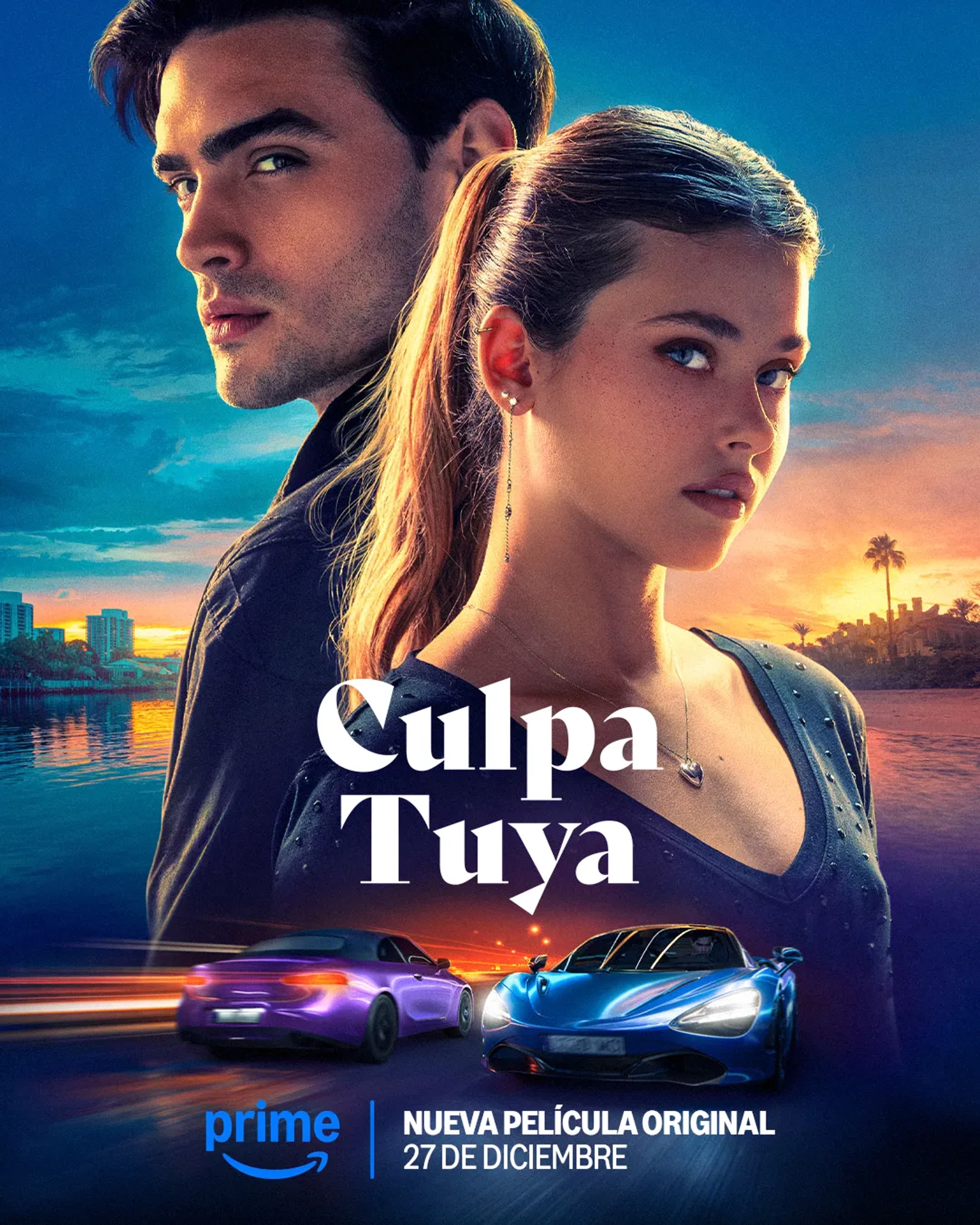 Gabriel Guevara and Nicole Wallace in Culpa Tuya (2024)