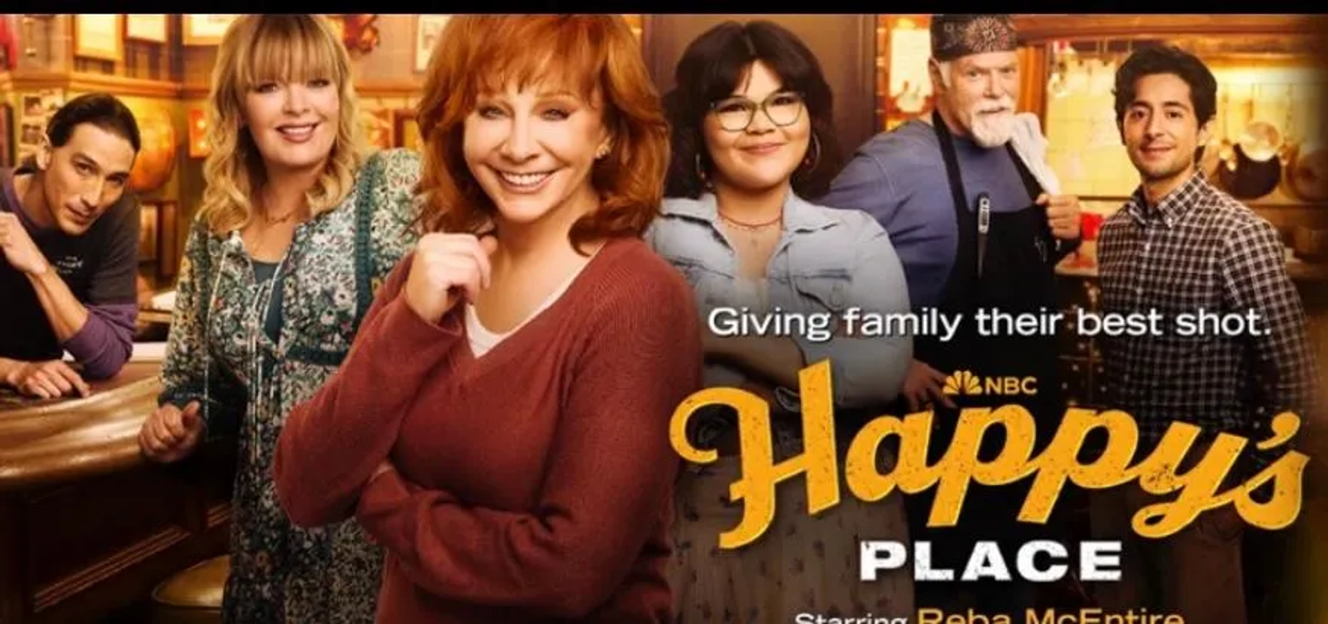 Reba McEntire and Melissa Peterman in Happy's Place (2024)