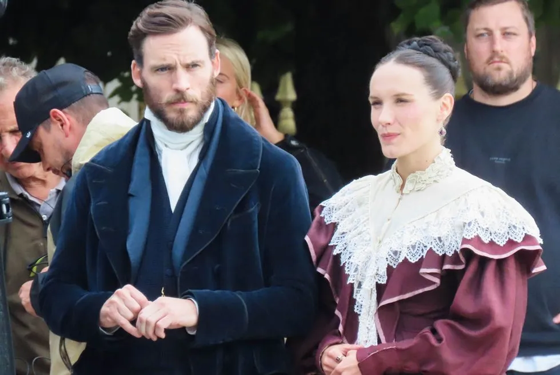 Ana Girardot and Sam Claflin in The Count of Monte Cristo (2024)