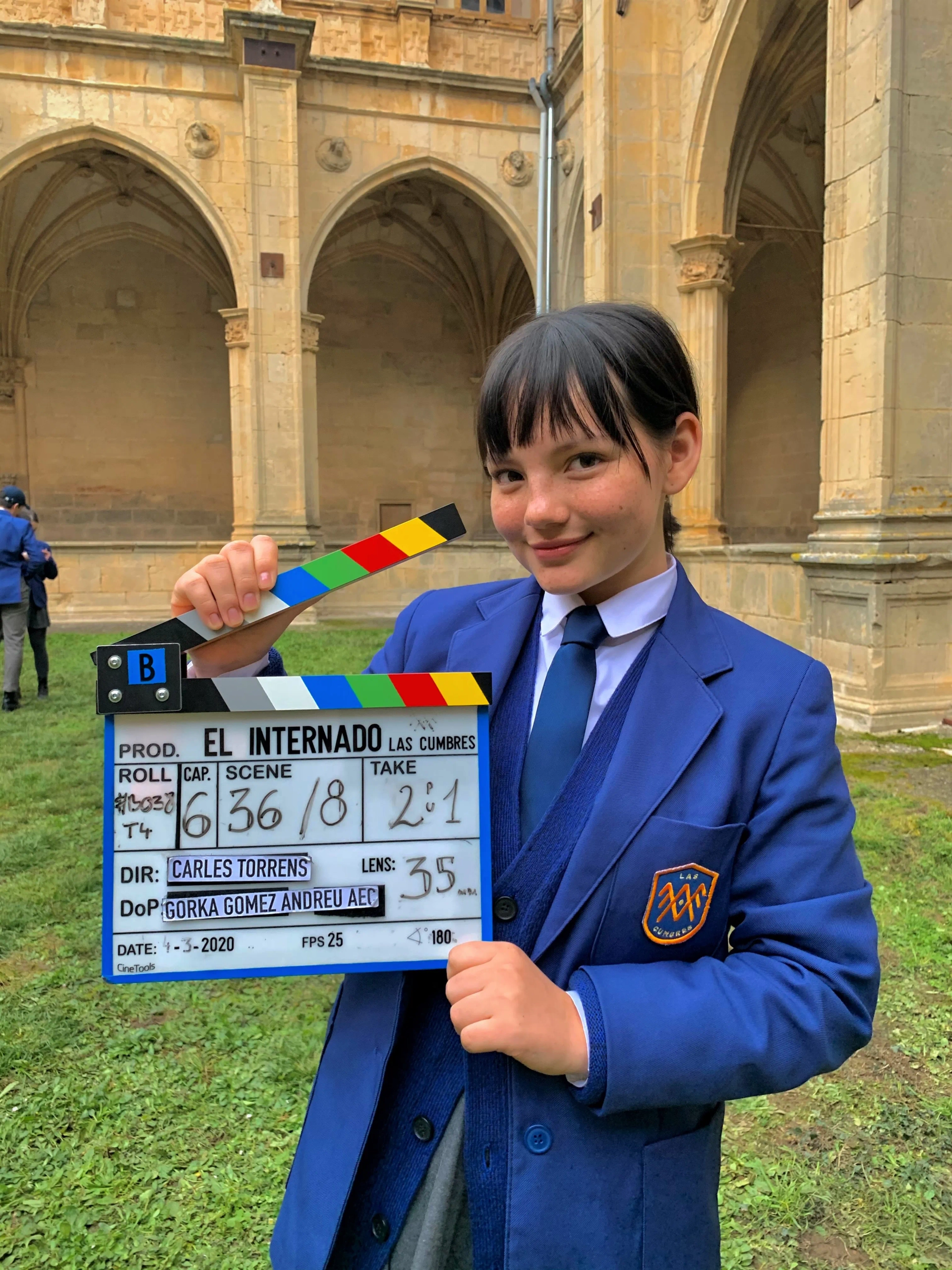 My character Rita in "The Boarding School: Las Cumbres", streaming worldwide on Amazon Prime Video