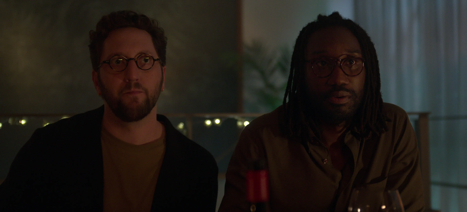 Still of Adam Silver and Nathan Stewart-Jarrett in Black Doves and To Love Then