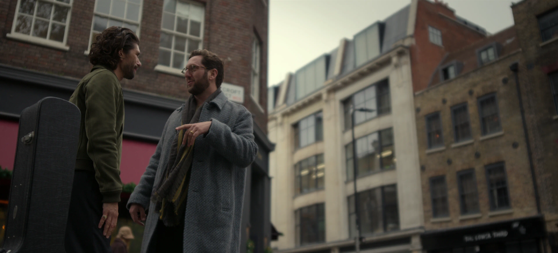 Still of Ben Whishaw and Adam Silver in Black Doves and To Love Then