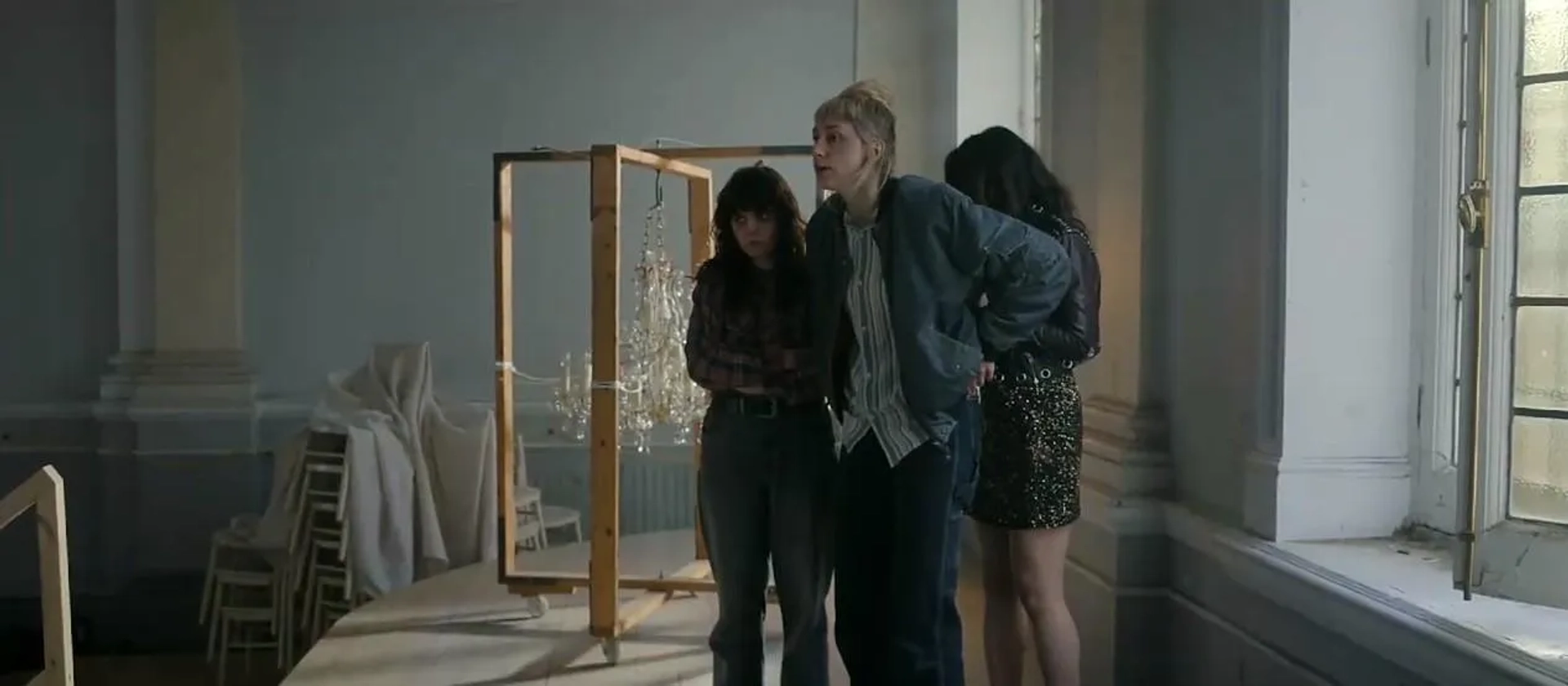 Ella Lily Hyland, Isabella Wei, and Gabrielle Creevy in Black Doves (2024)
