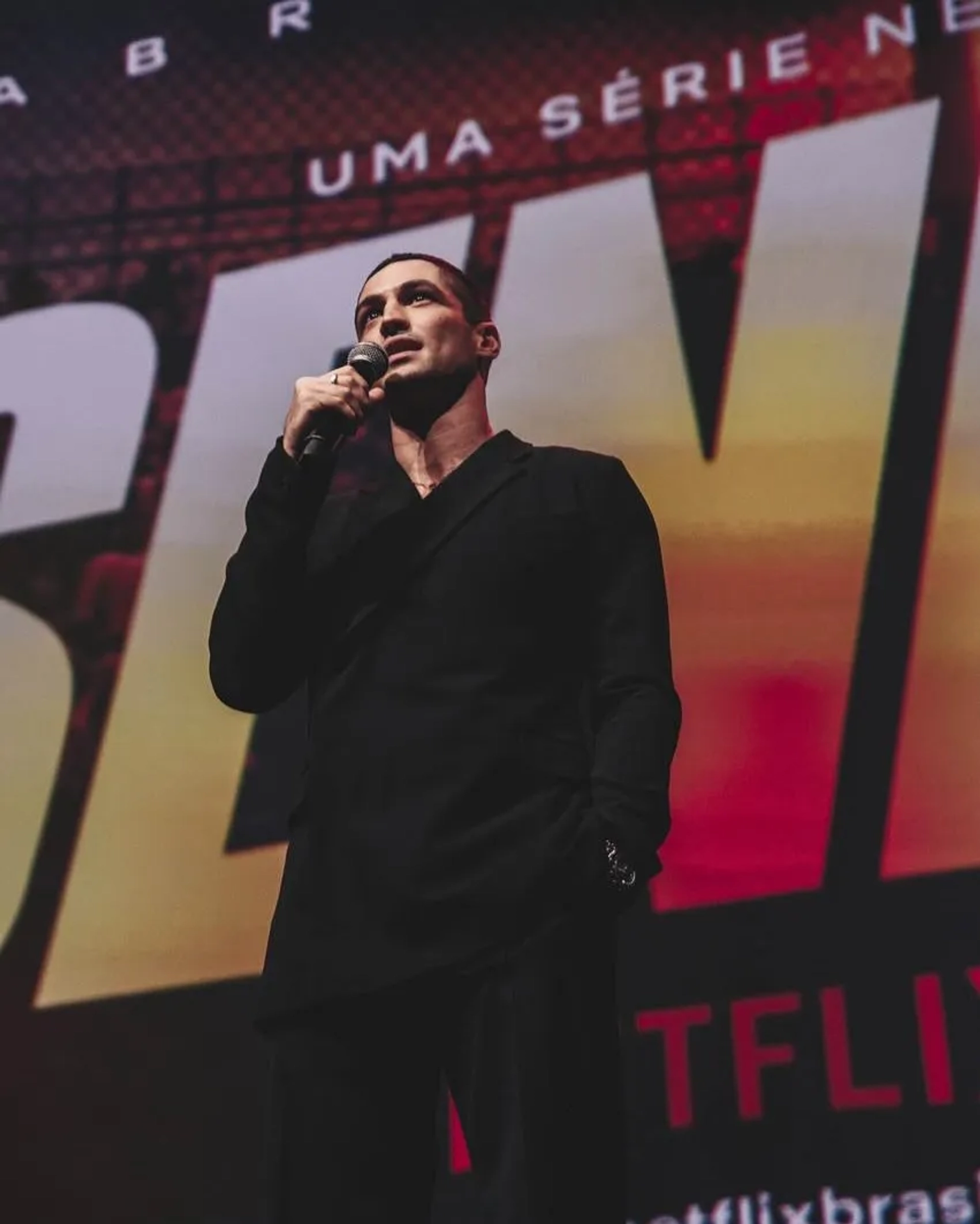 Gabriel Leone at an event for Senna (2024)