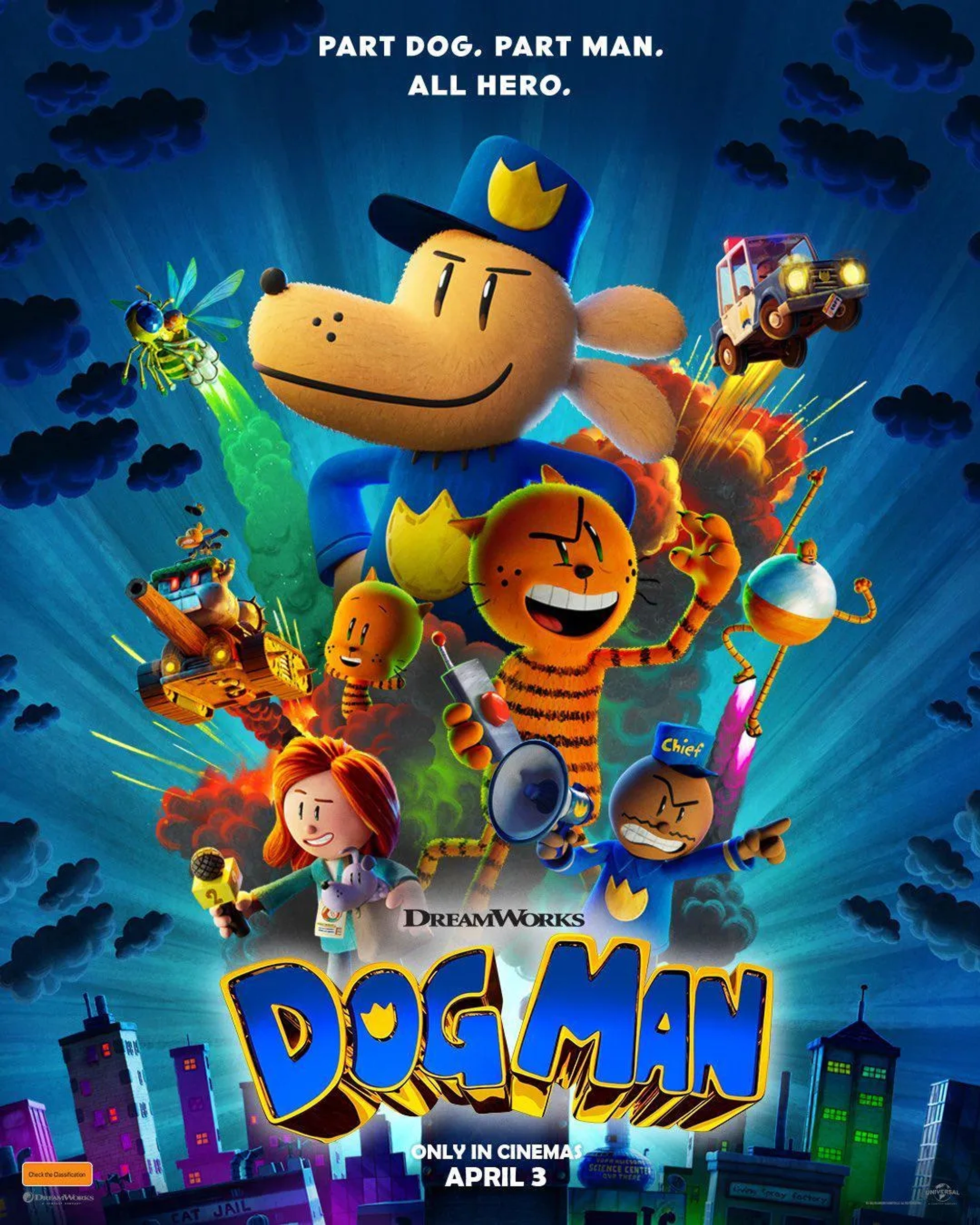انیمیشن مرد سگی (Dog Man 2025)
