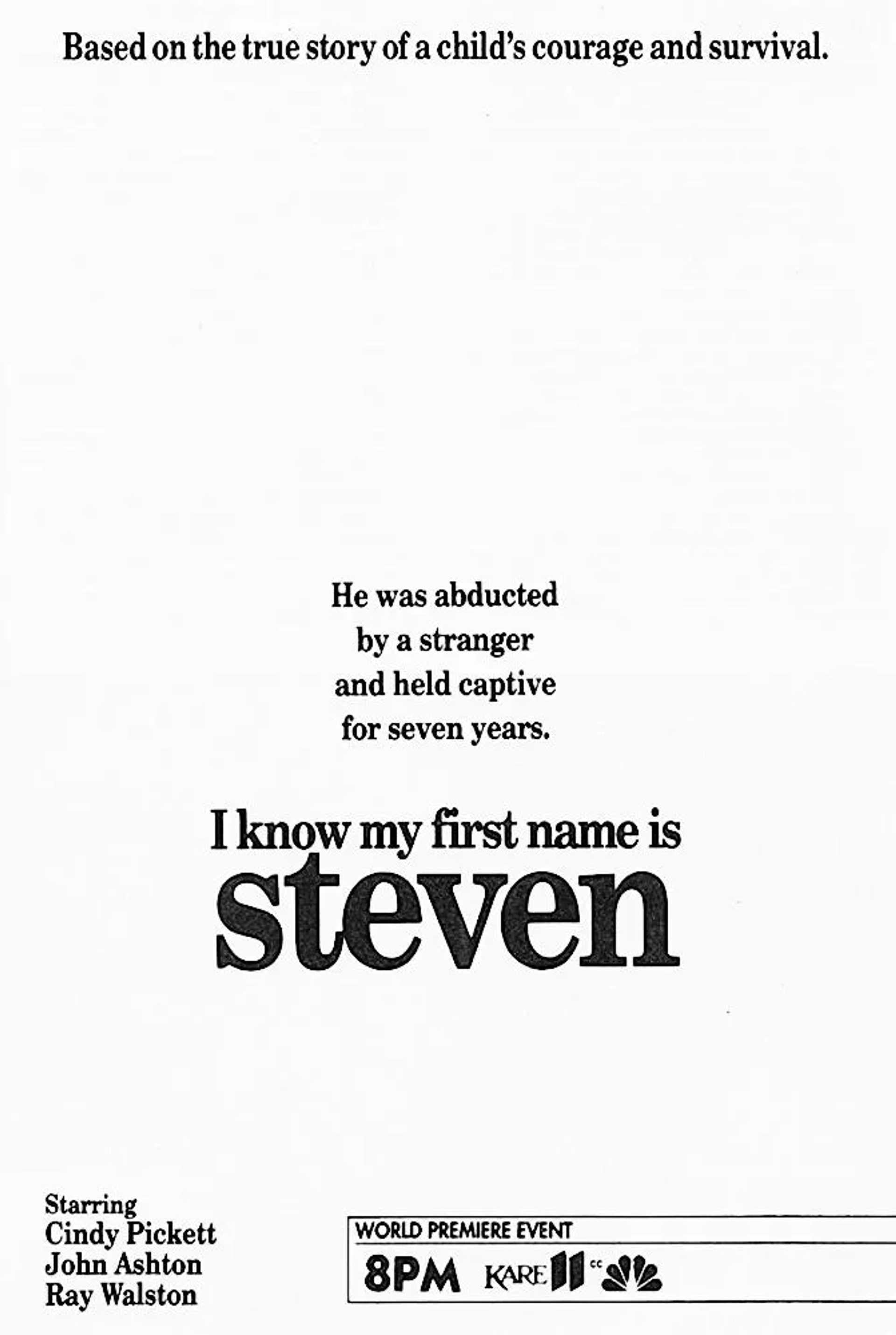سریال من می دانم نام من استیون است (I Know My First Name Is Steven 1989)