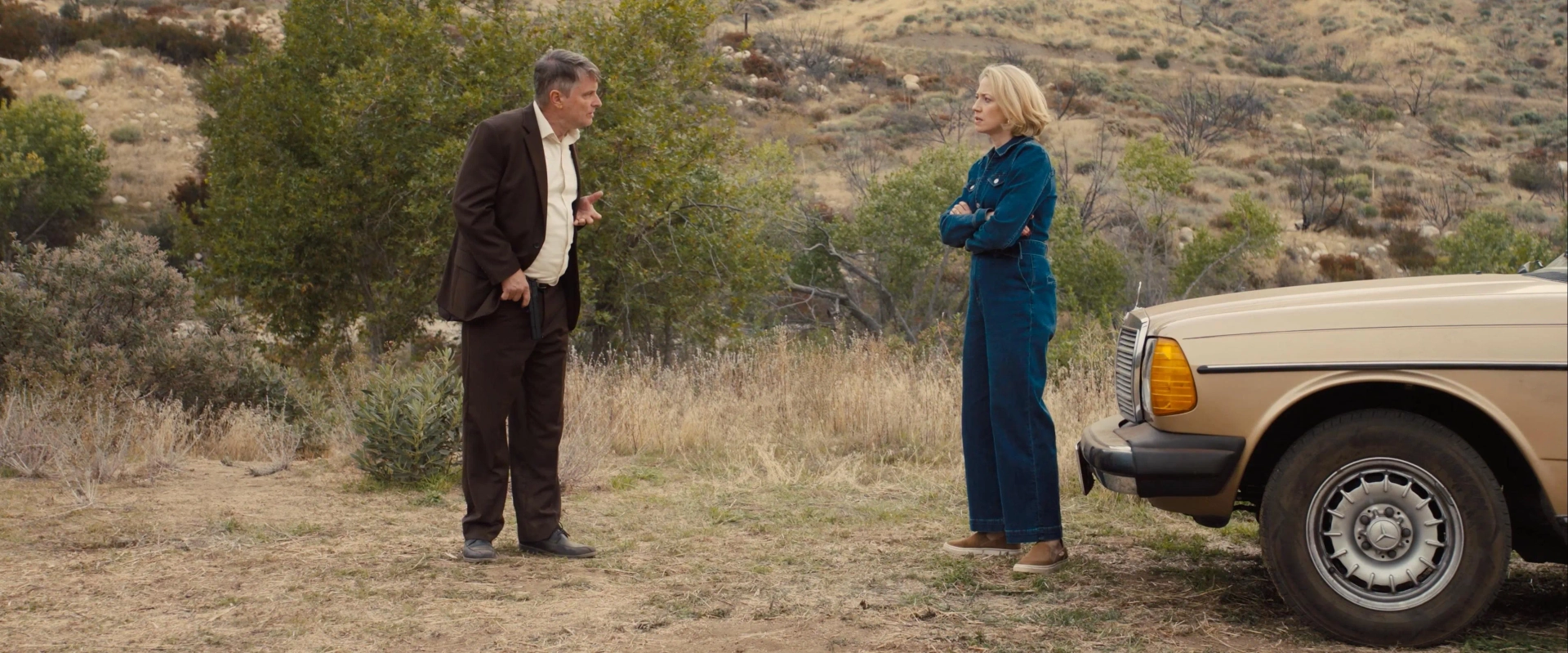 Shea Whigham and Carrie Coon in Lake George (2024)