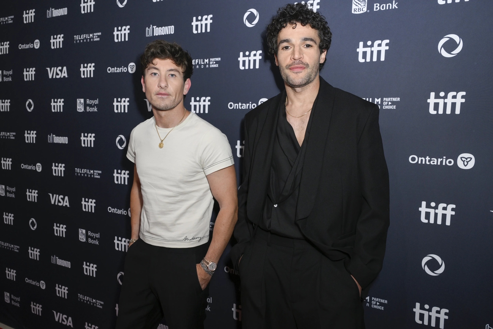 Christopher Abbott and Barry Keoghan at an event for Bring Them Down (2024)
