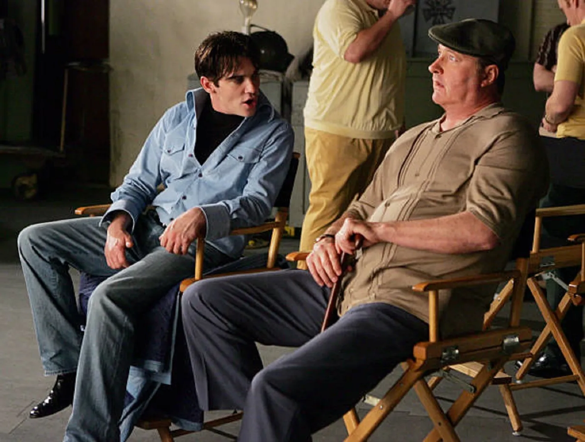 Randy Quaid and Jonathan Rhys Meyers in Elvis (2005)
