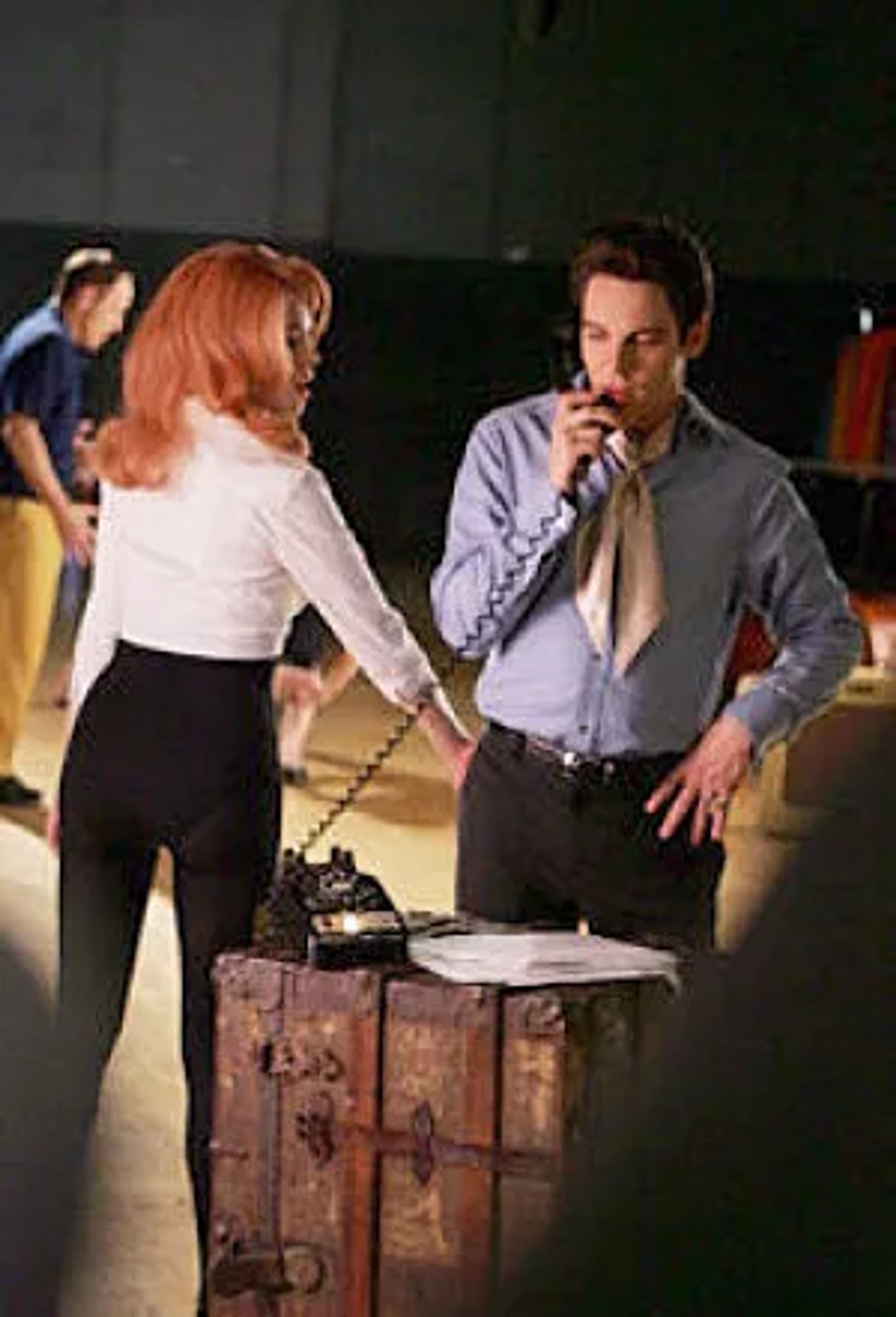 Jonathan Rhys-Meyers stars as Elvis Presley and Rose McGowan as Ann-Margaret in the fact based 4 hour mini-series "Elvis".