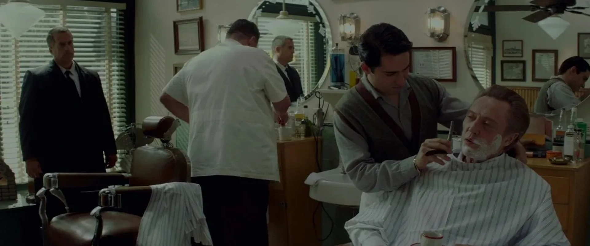 Christopher Walken and John Lloyd Young in Jersey Boys (2014)