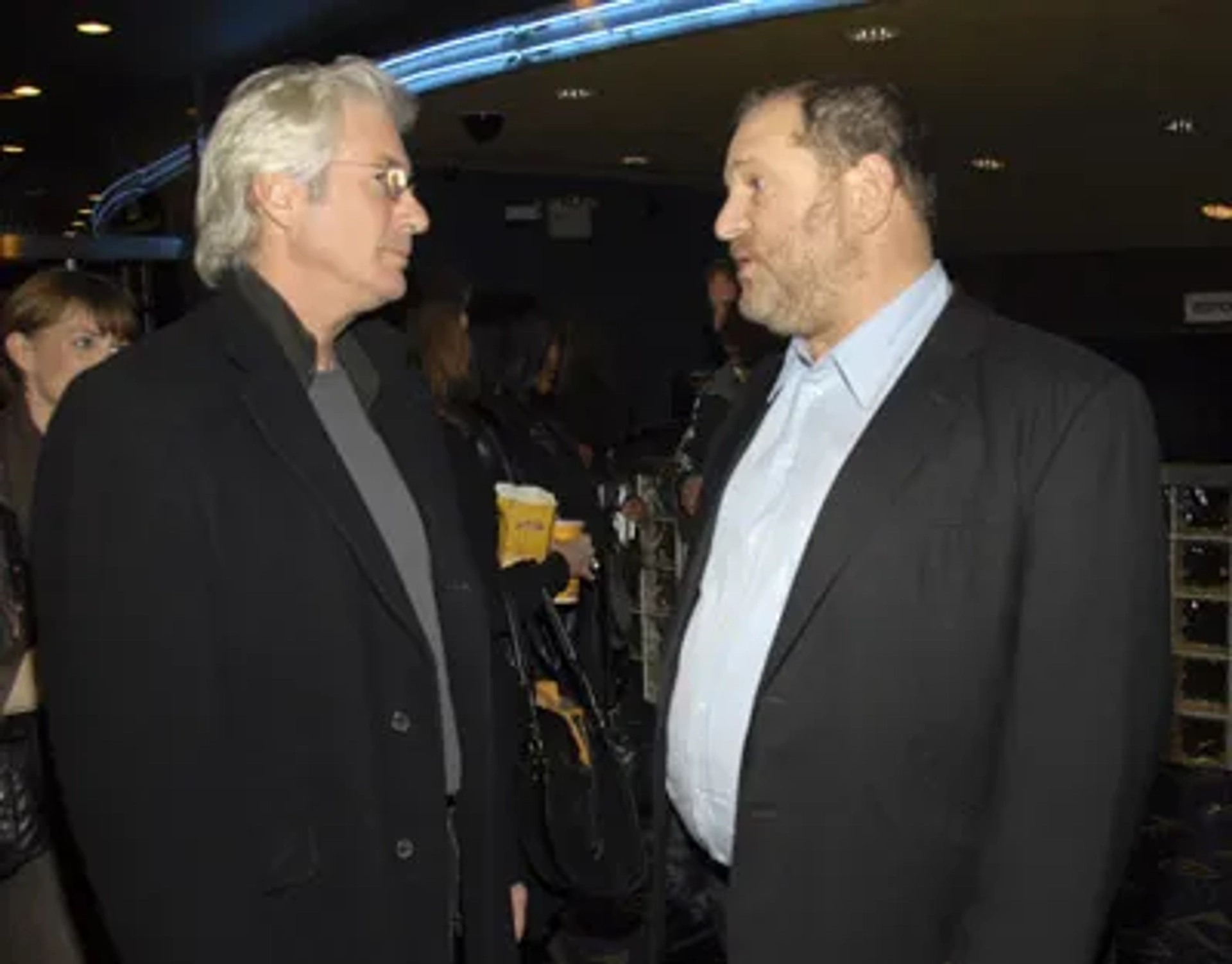 Richard Gere and Harvey Weinstein at an event for I'm Not There (2007)