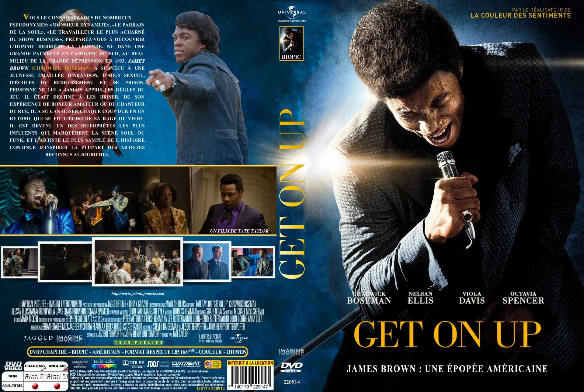 Dan Aykroyd, Viola Davis, Jill Scott, and Chadwick Boseman in Get on Up (2014)