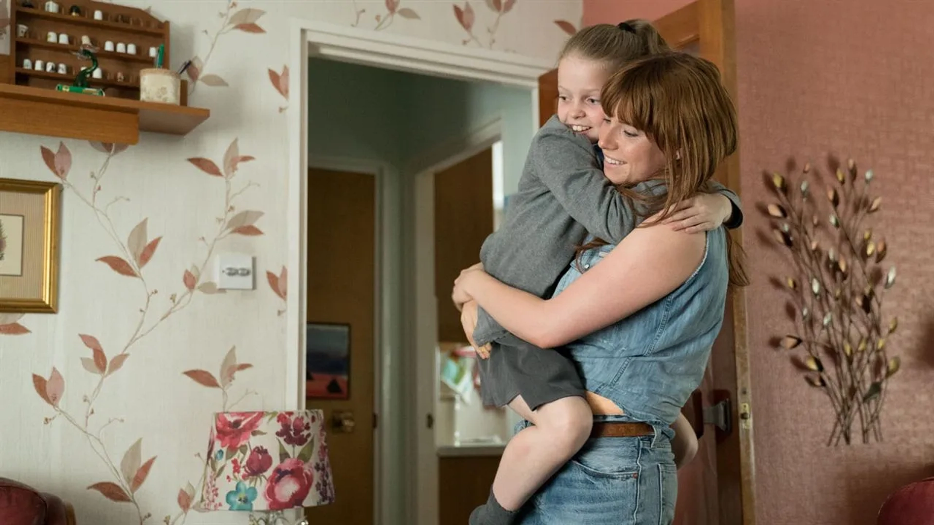 Jessie Buckley and Daisy Littlefield in Wild Rose (2018)