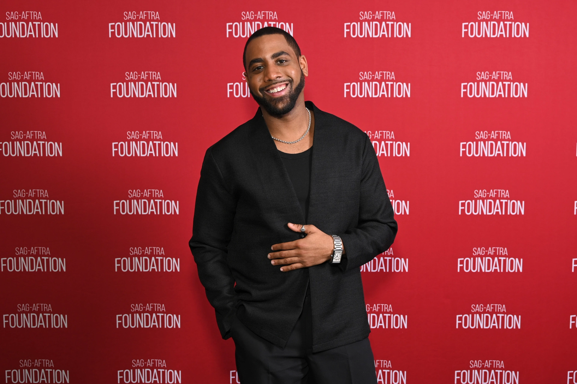 Jharrel Jerome at an event for Unstoppable (2024)