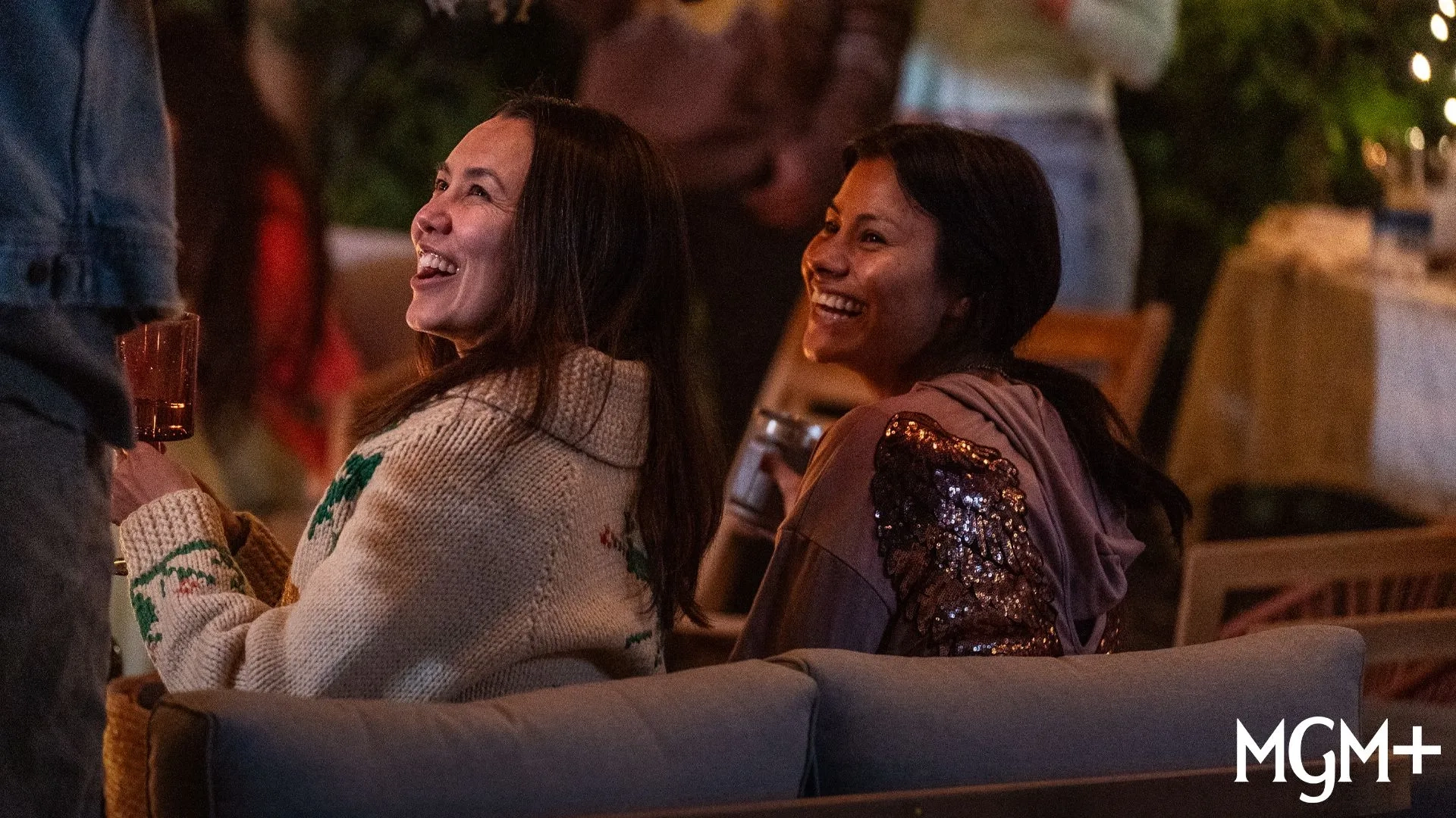 Taylor Kinequon and Luisa d'Oliveira in Earth Abides (2024)