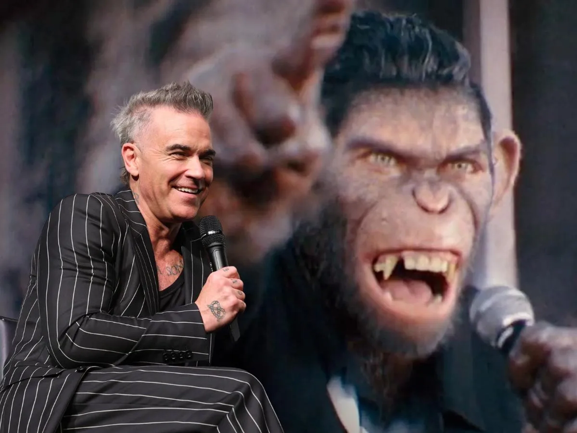Robbie Williams in Better Man (2024)