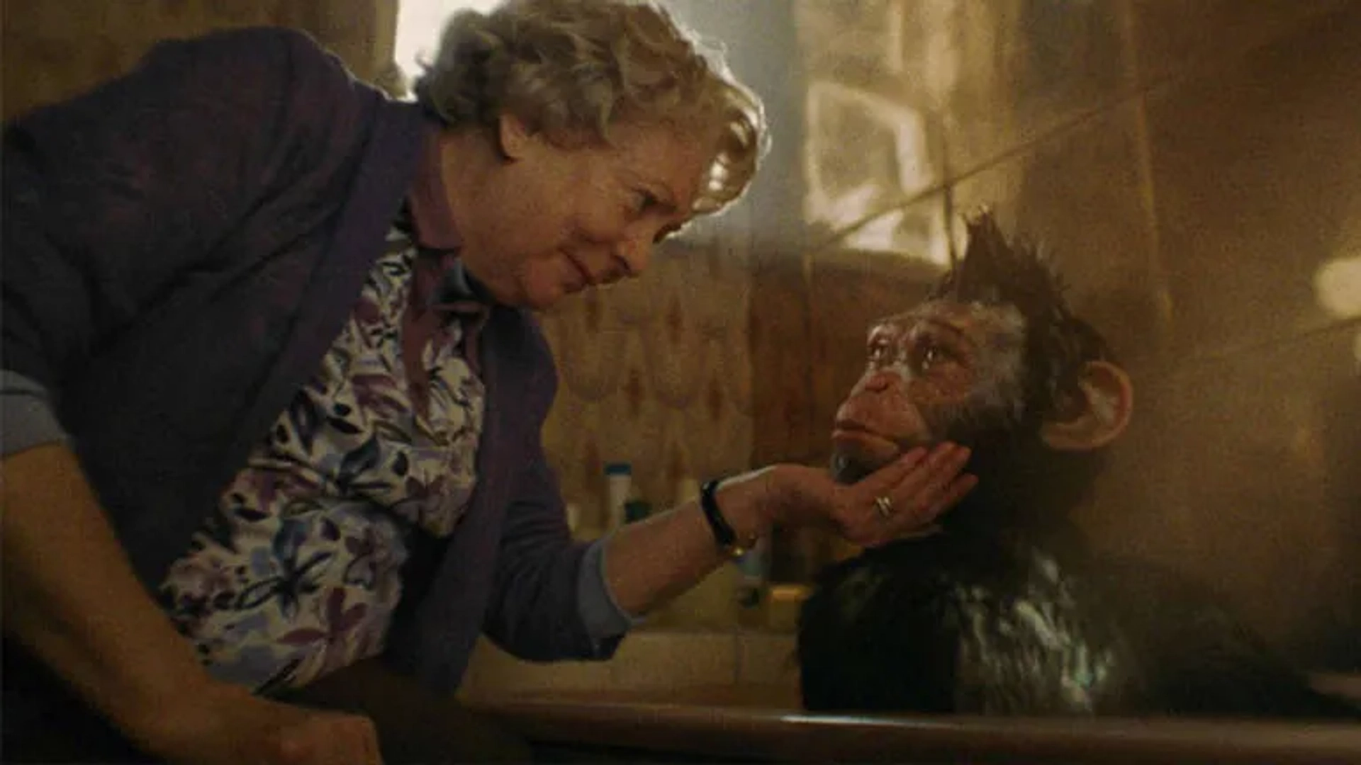 Alison Steadman and Asmara Feik in Better Man (2024)