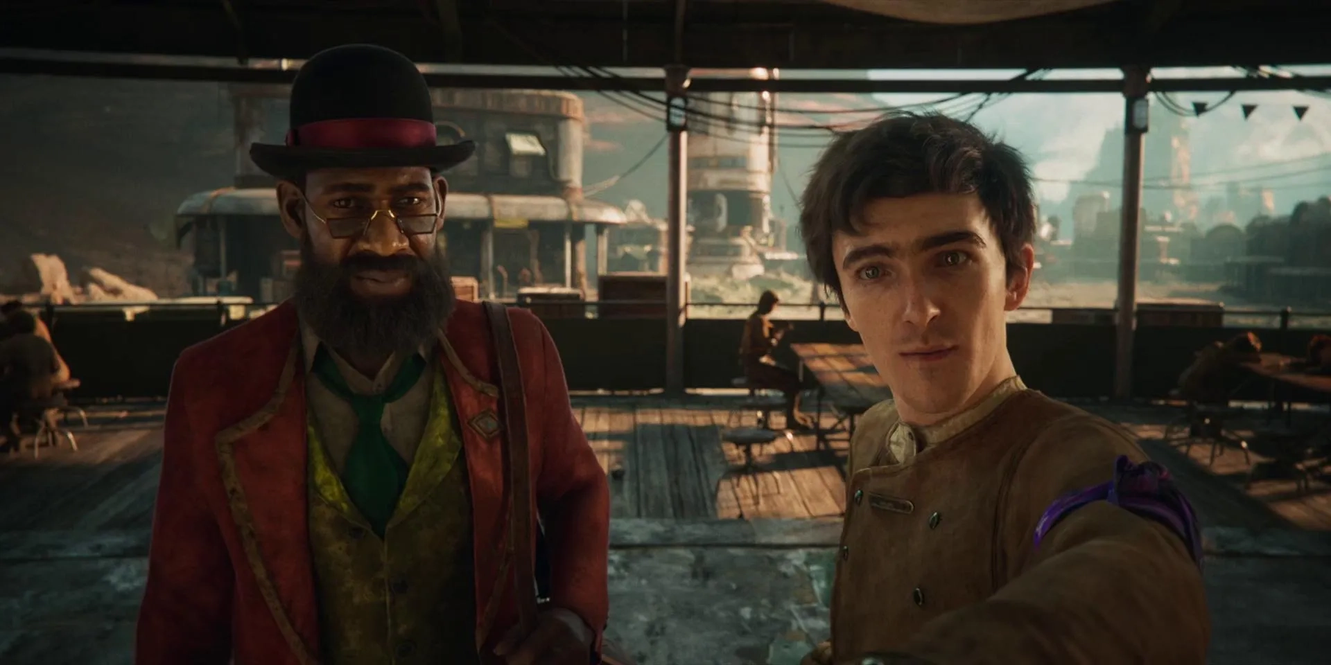 Nicholas A. Newman and Brenock O'Connor in Secret Level (2024)