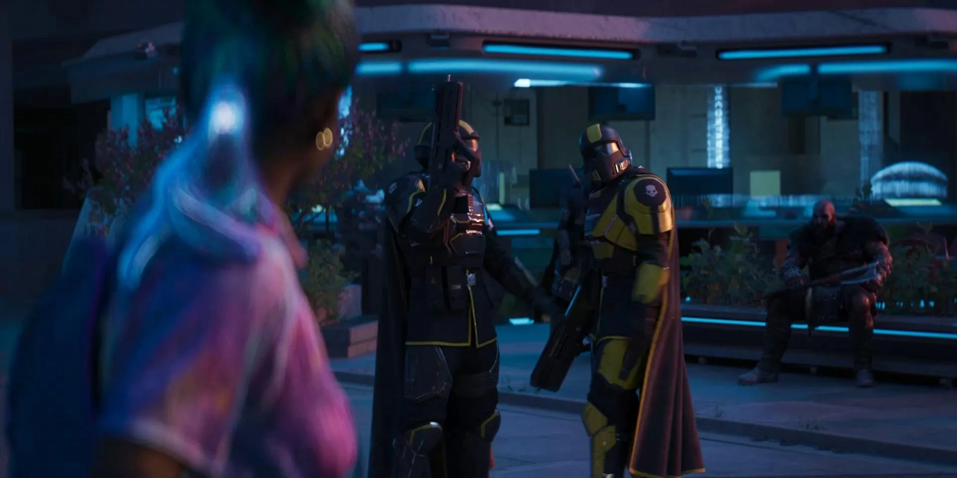 Christopher Judge, Fred Tatasciore, Andrew Morgado, and Heaven Hart in Secret Level (2024)