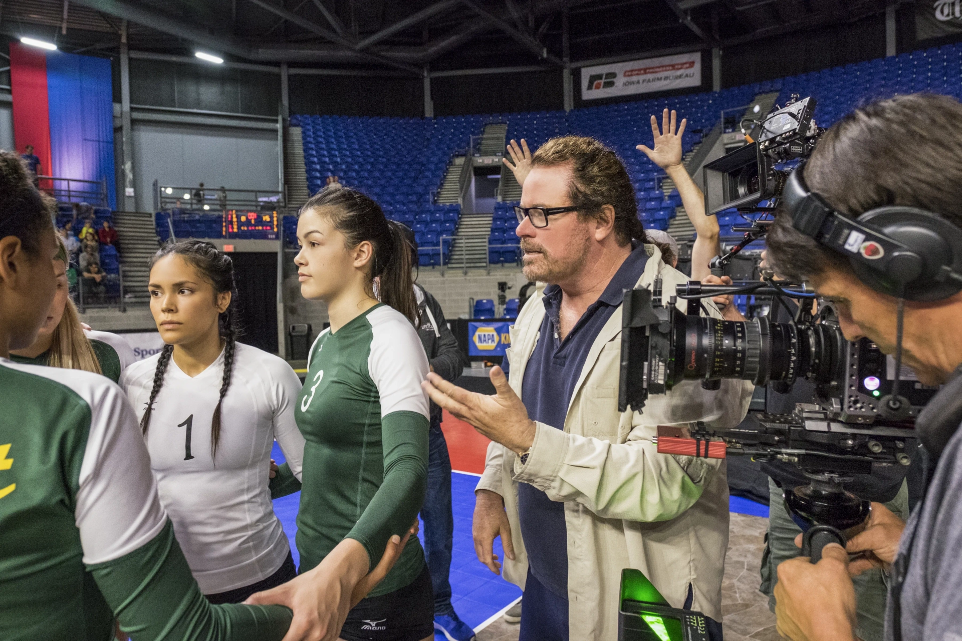 Sean McNamara and Rebecca Merasty in The Miracle Season (2018)
