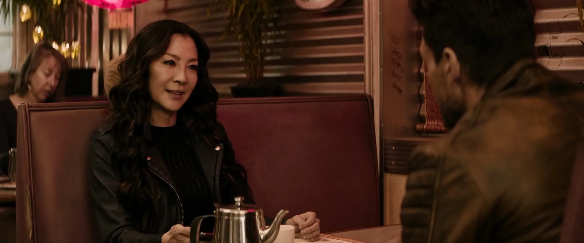 Michelle Yeoh and Frank Grillo in Boss Level (2020)