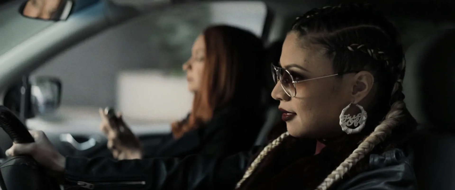 Meadow Williams and Armida Lopez in Boss Level (2020)