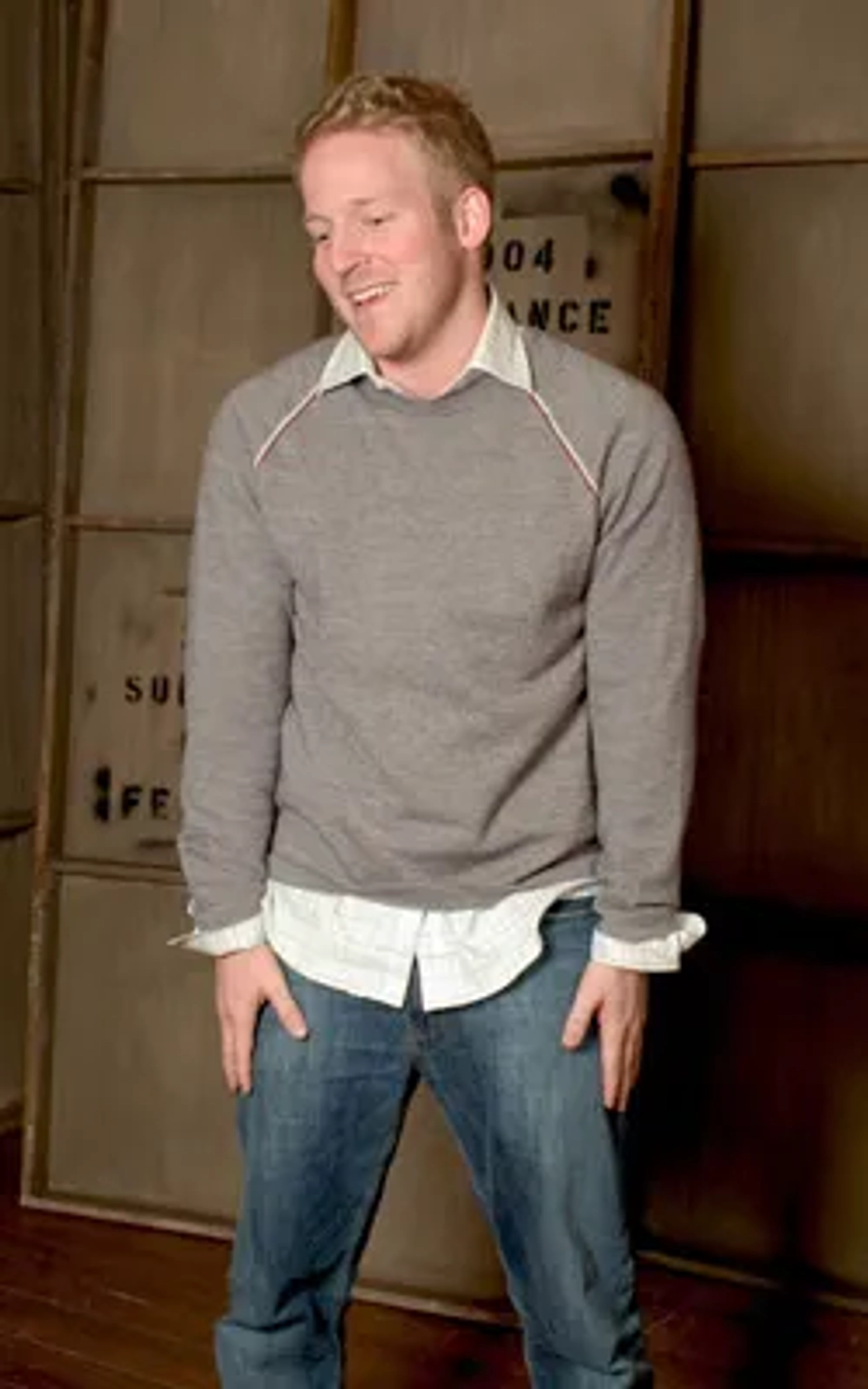David Sullivan at an event for Primer (2004)