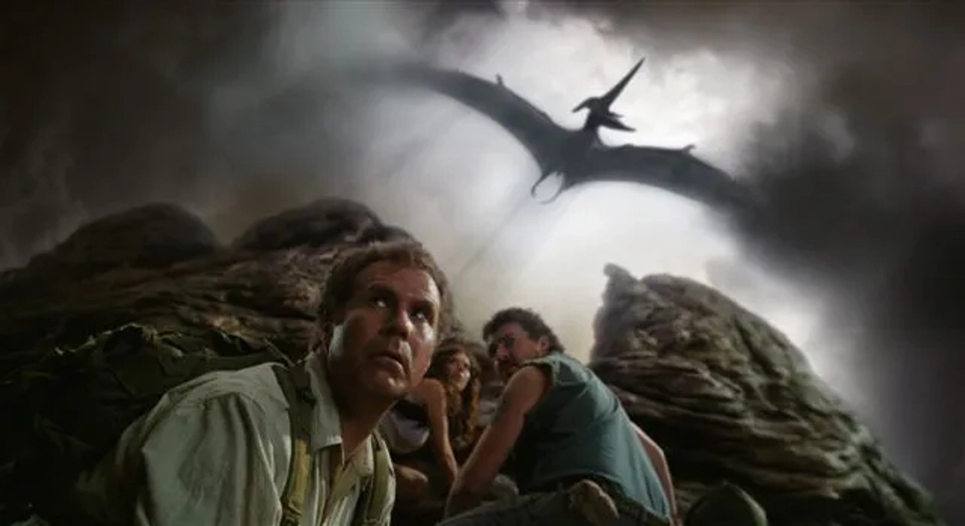 Will Ferrell, Anna Friel, and Danny McBride in Land of the Lost (2009)
