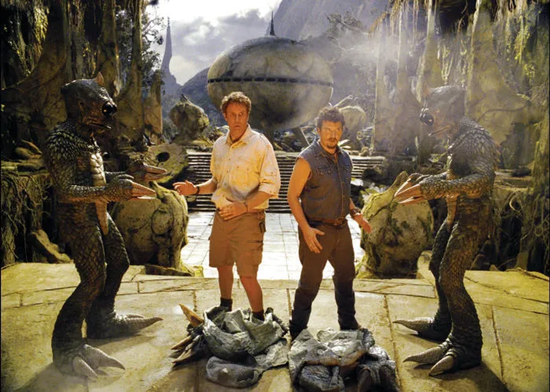 Will Ferrell and Danny McBride in Land of the Lost (2009)