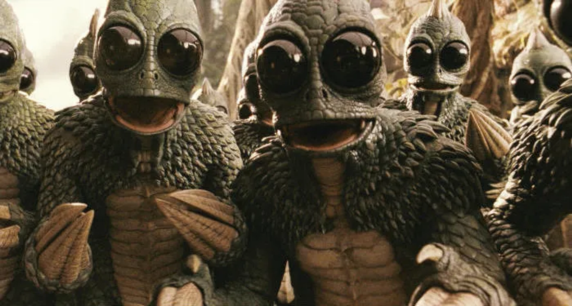 Kurt Carley, Douglas Tait, Tim Soergel, Todd Christian Hunter, Marti Matulis, Daniel George, Travis Samuel Clark, Patrick Wedge, and The Krofft Puppets in Land of the Lost (2009)