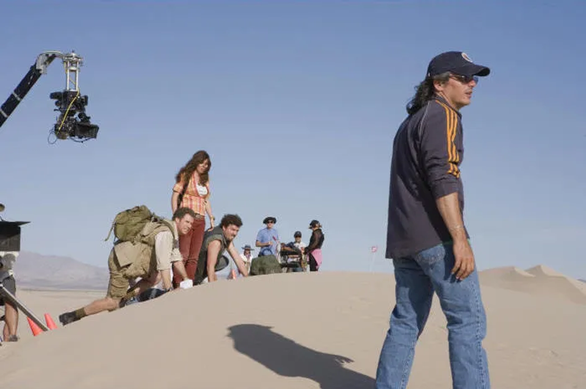 Will Ferrell, Anna Friel, Brad Silberling, and Danny McBride in Land of the Lost (2009)