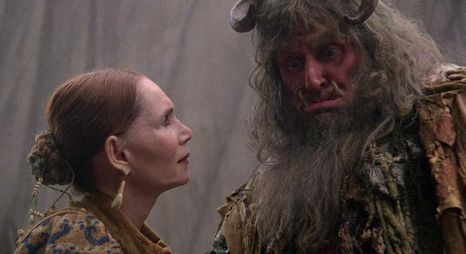 Katherine Helmond and Peter Vaughan in Time Bandits (1981)