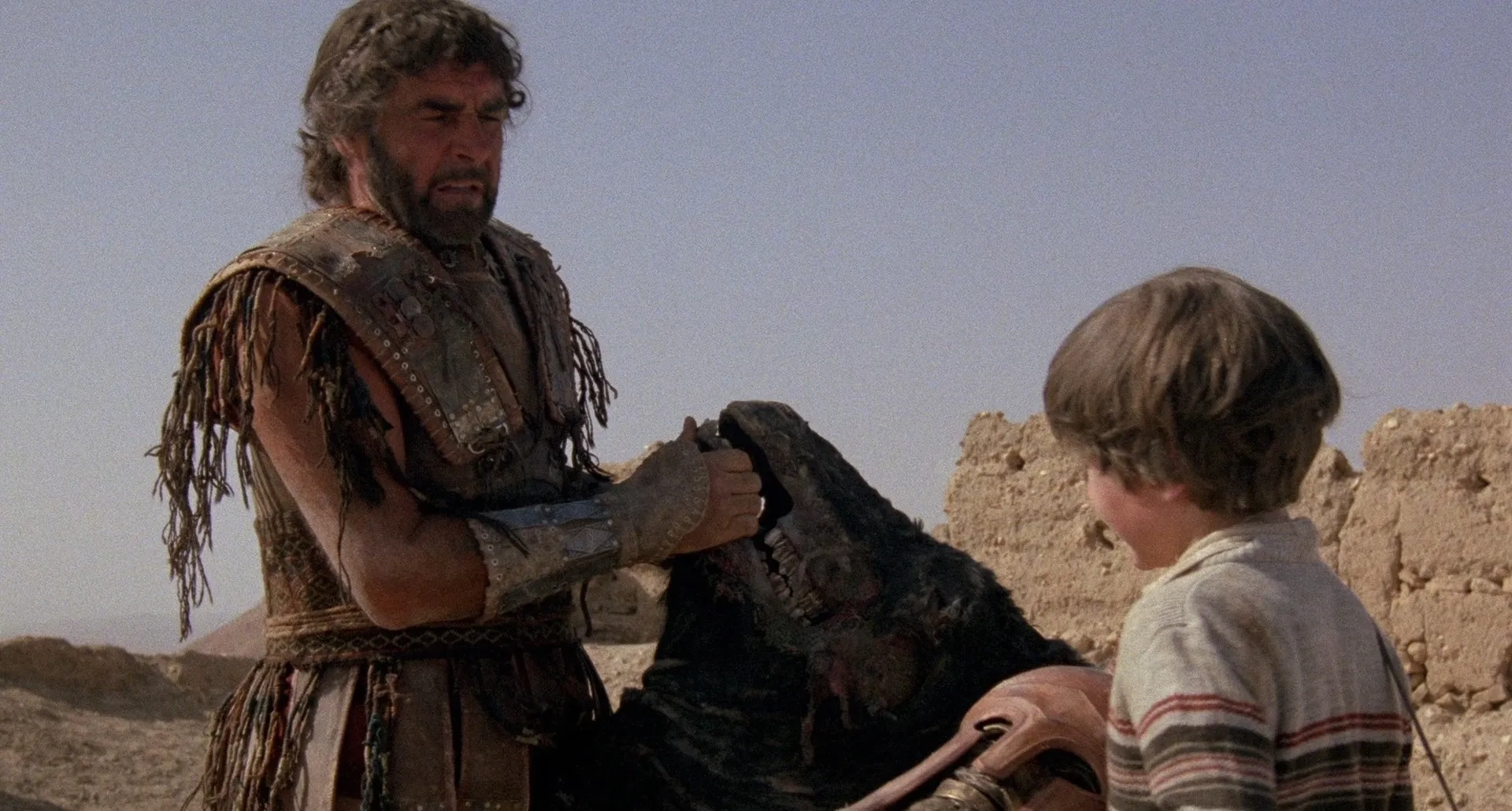 Sean Connery and Craig Warnock in Time Bandits (1981)