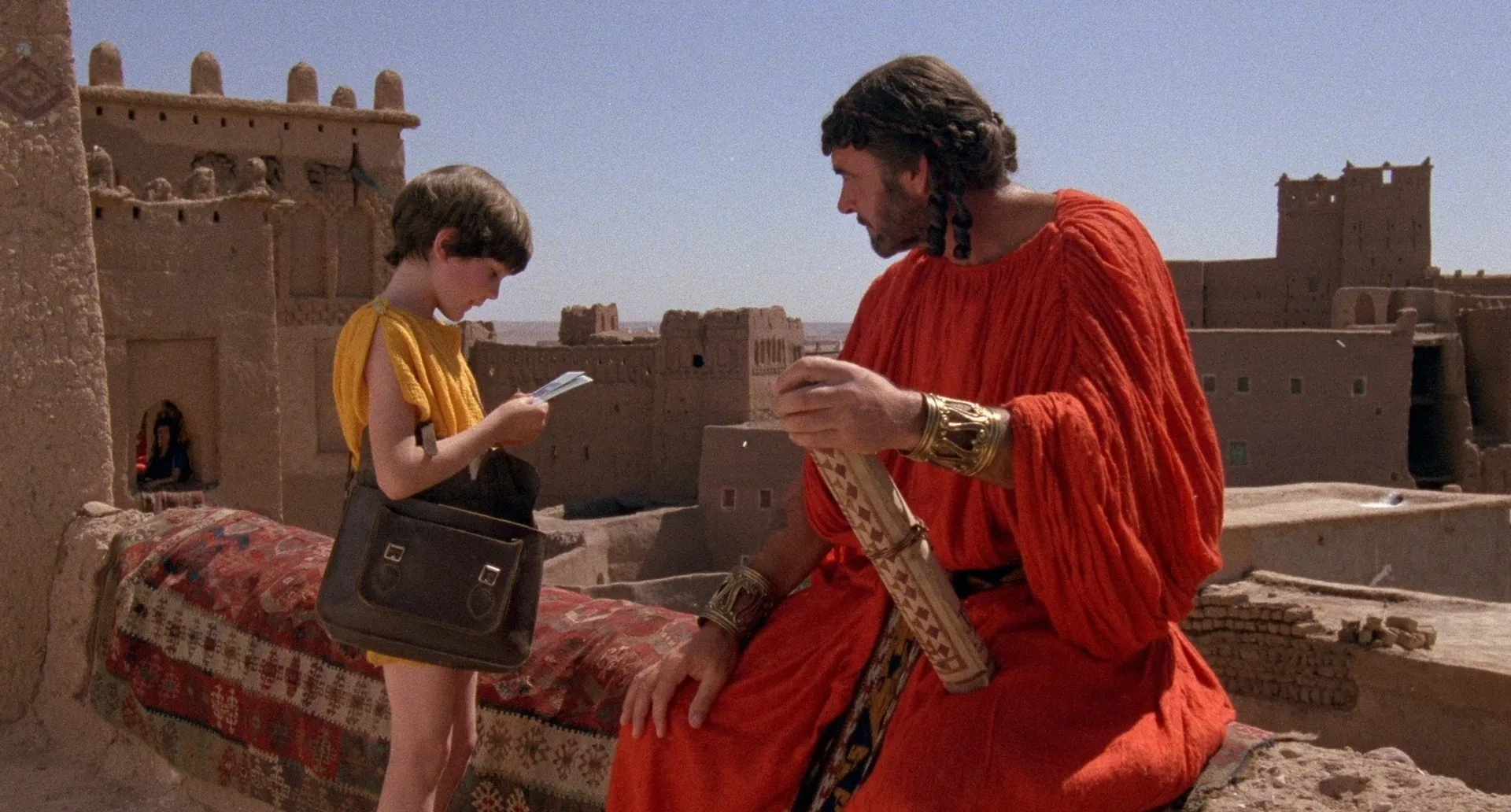 Sean Connery and Craig Warnock in Time Bandits (1981)