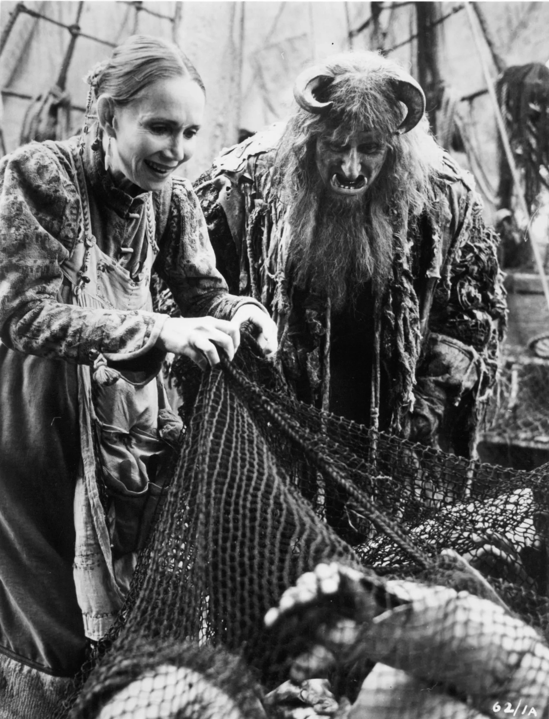 Katherine Helmond and Peter Vaughan in Time Bandits (1981)