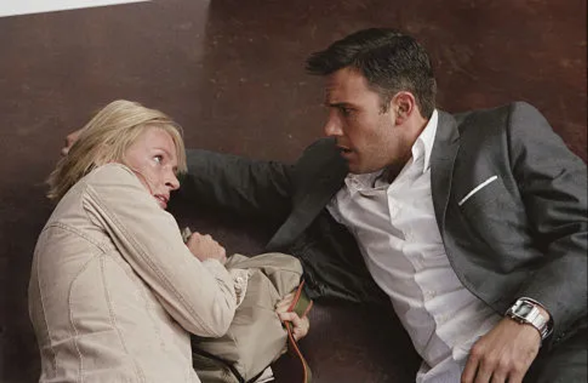 Uma Thurman and Ben Affleck in Paycheck (2003)