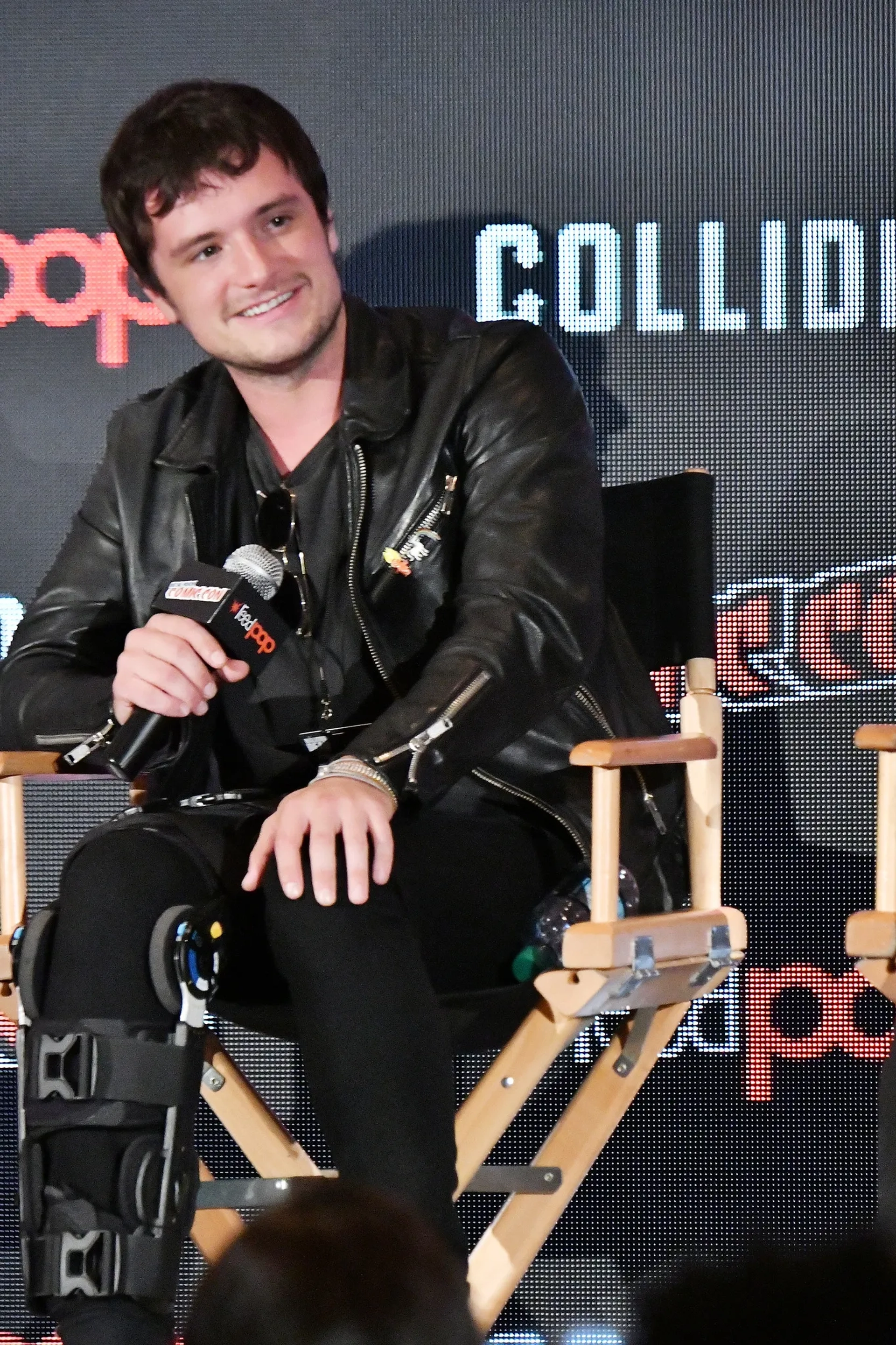 Josh Hutcherson at an event for Future Man (2017)