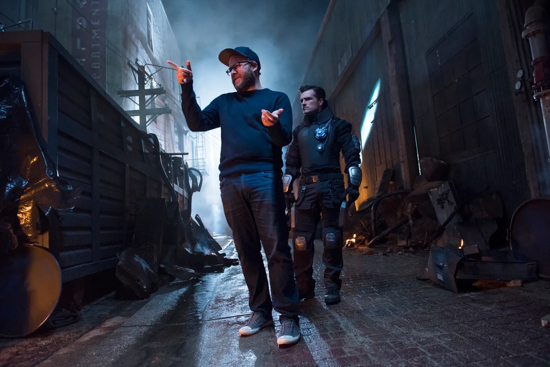 Seth Rogen and Josh Hutcherson in Future Man (2017)
