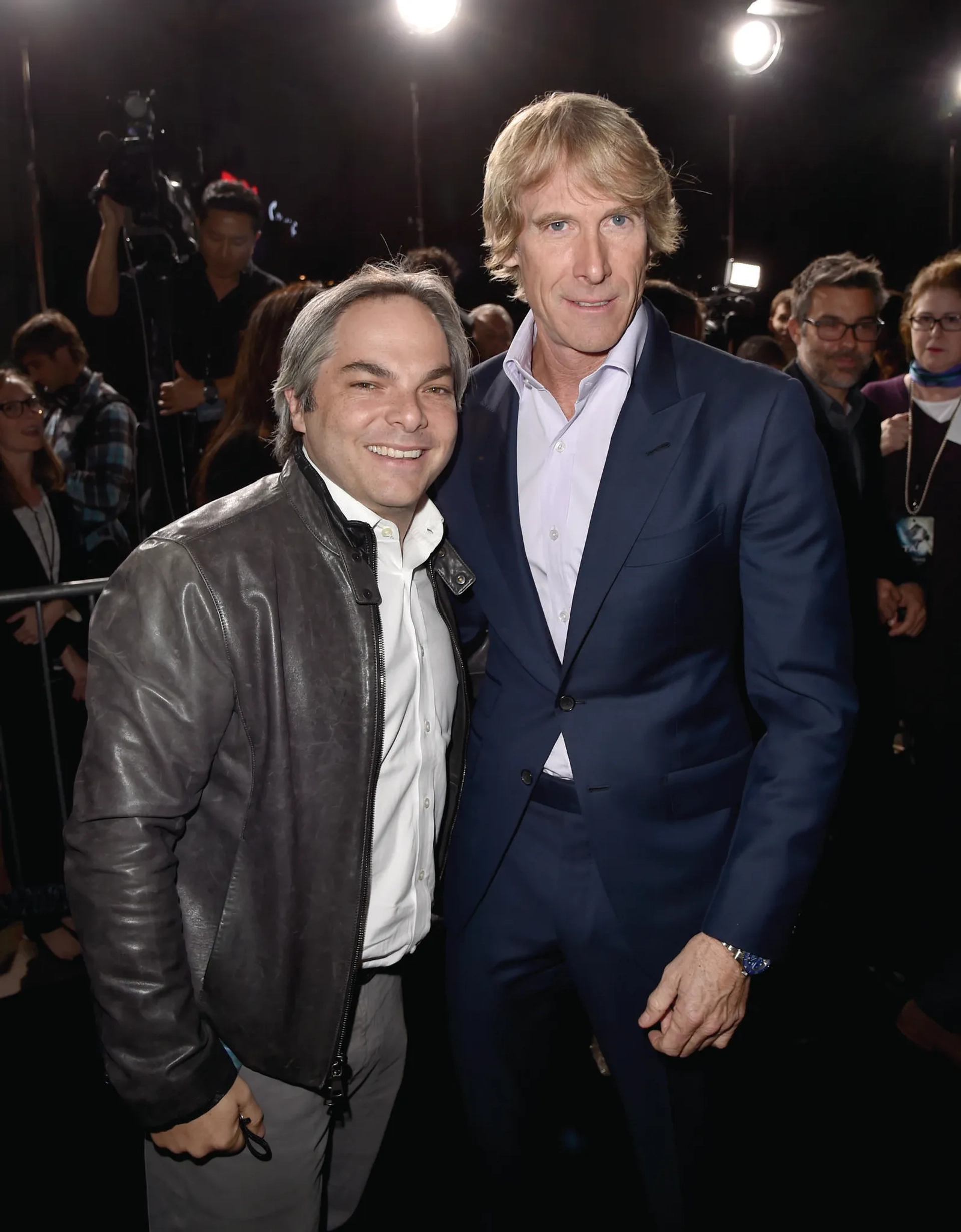 Michael Bay at an event for Project Almanac (2015)
