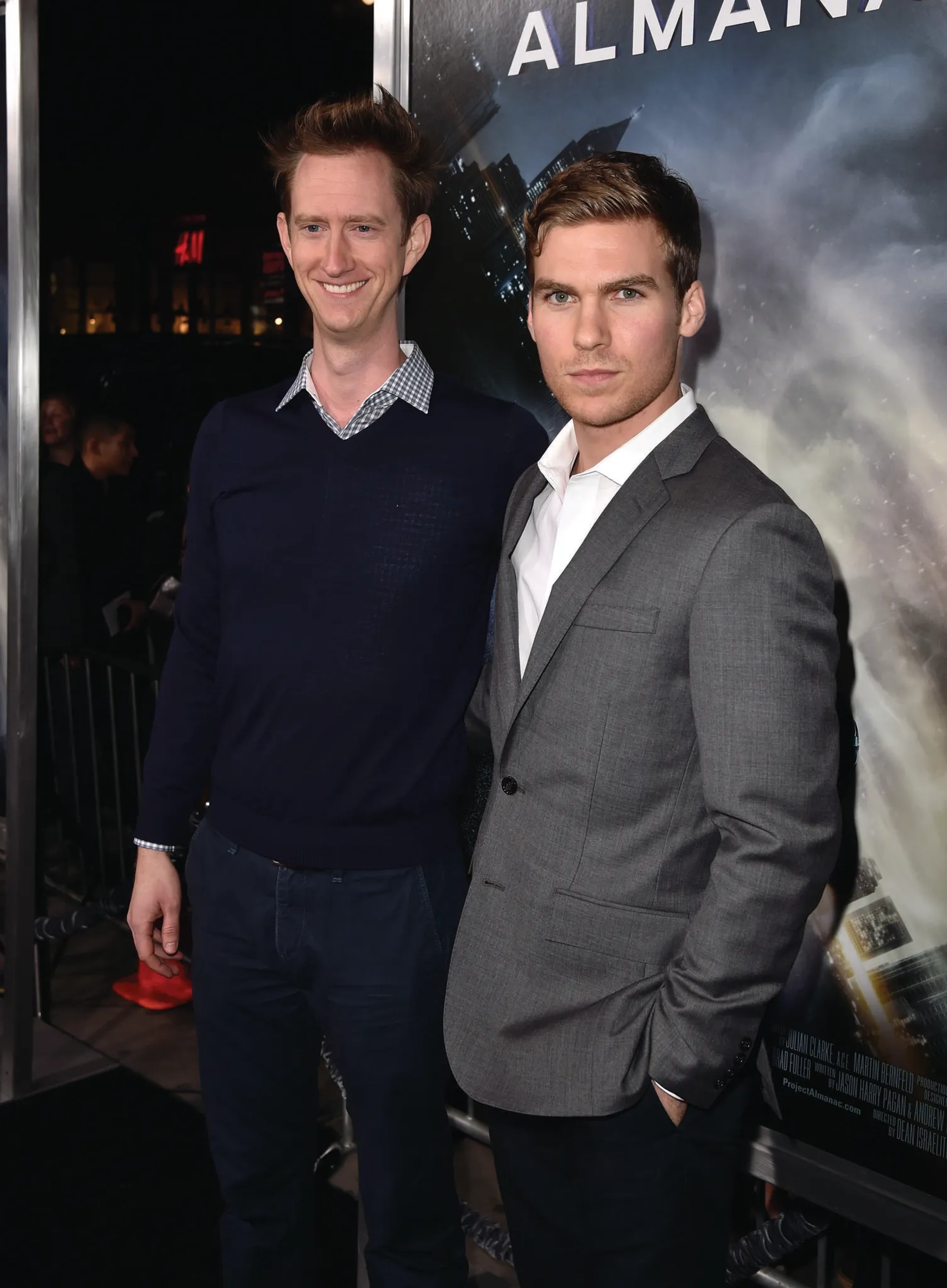 Jeremy Howard and Pete Ploszek at an event for Project Almanac (2015)