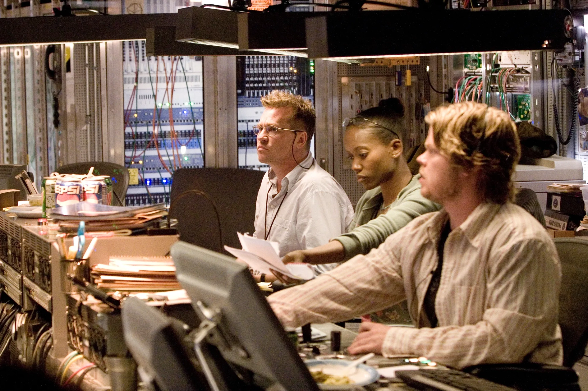 Val Kilmer, Erika Alexander, and Elden Henson in Deja Vu (2006)