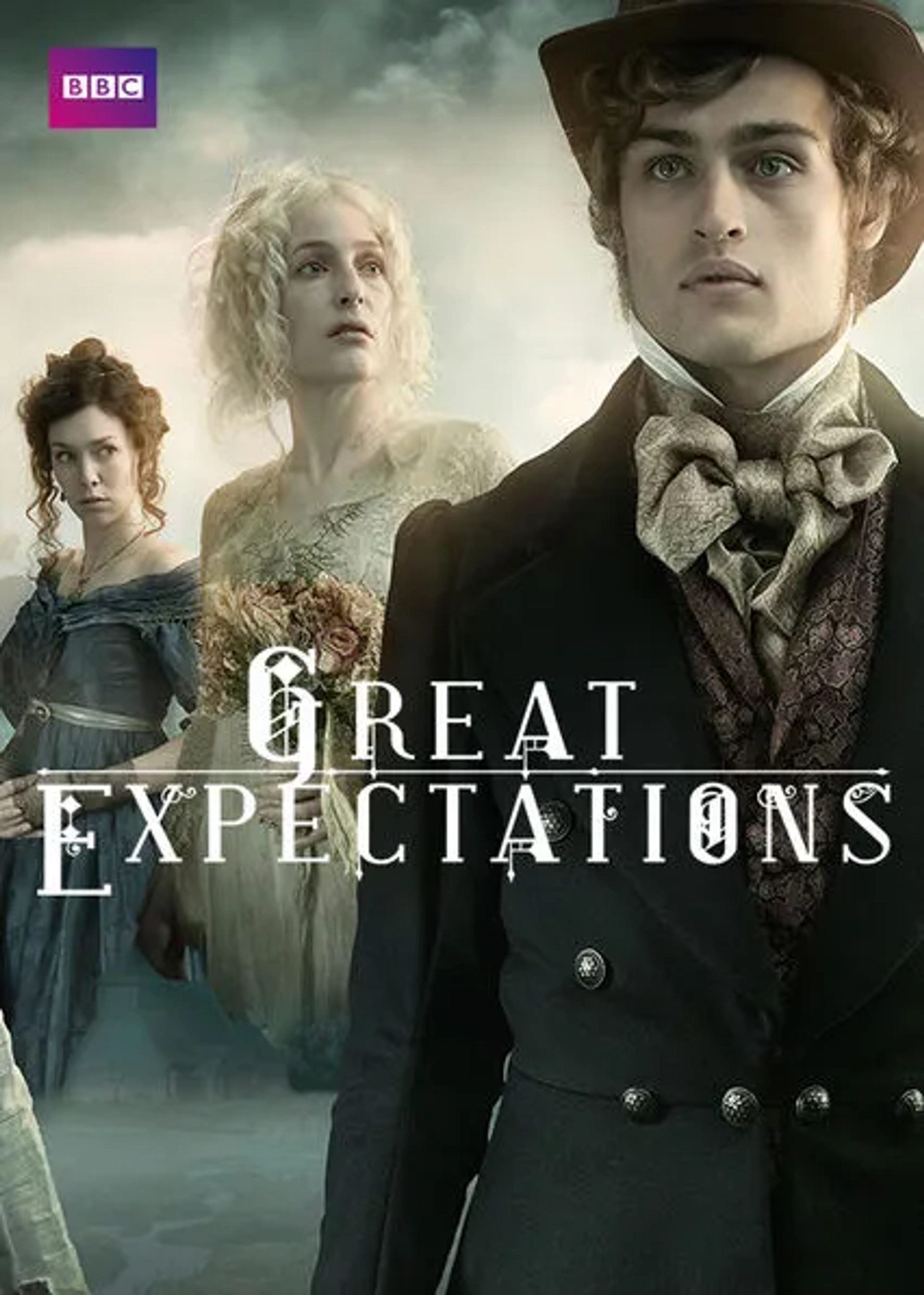Gillian Anderson, Douglas Booth, and Vanessa Kirby in Great Expectations (2011)