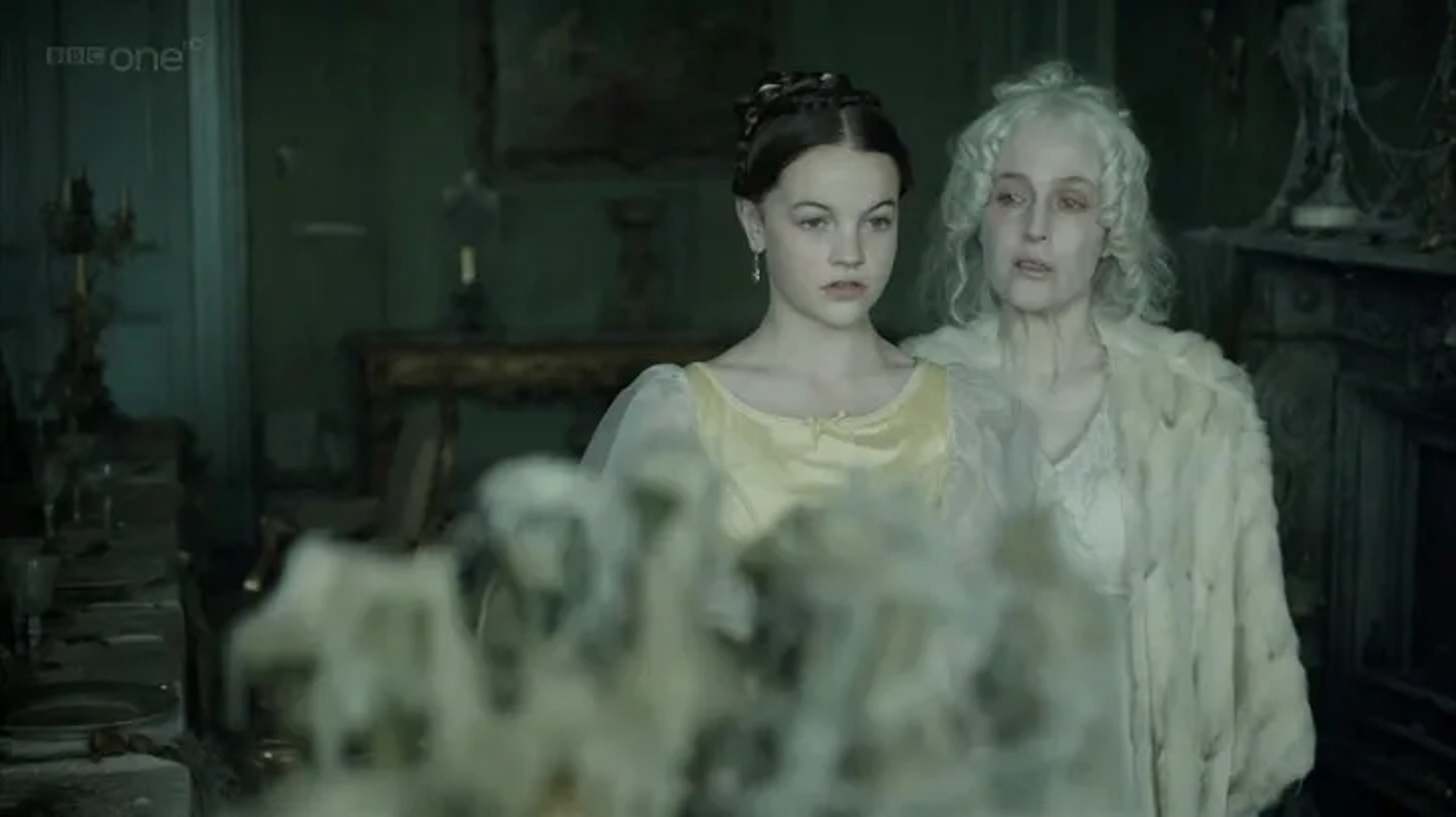 Gillian Anderson and Izzy Meikle-Small in Great Expectations (2011)