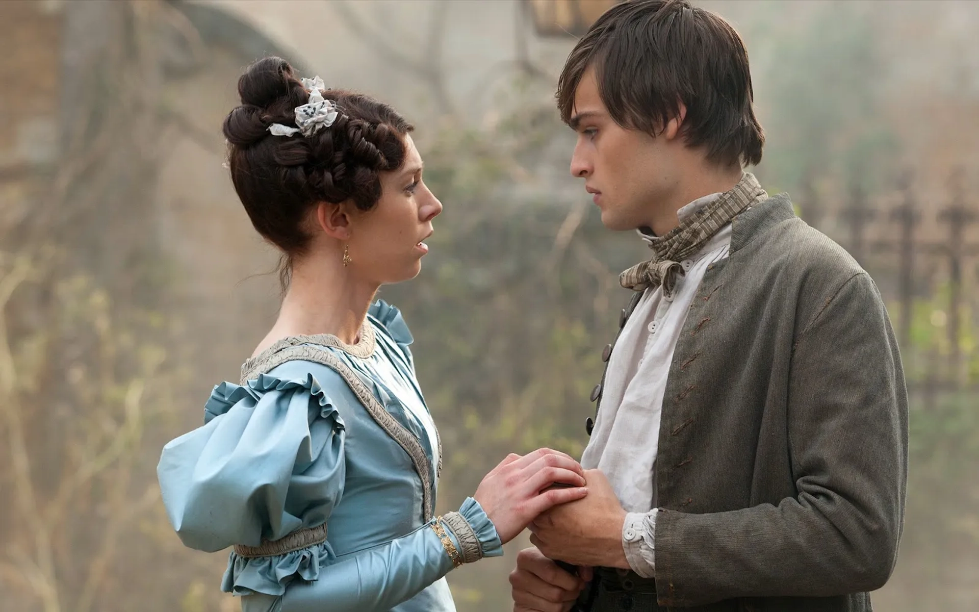 Douglas Booth and Vanessa Kirby in Great Expectations (2011)