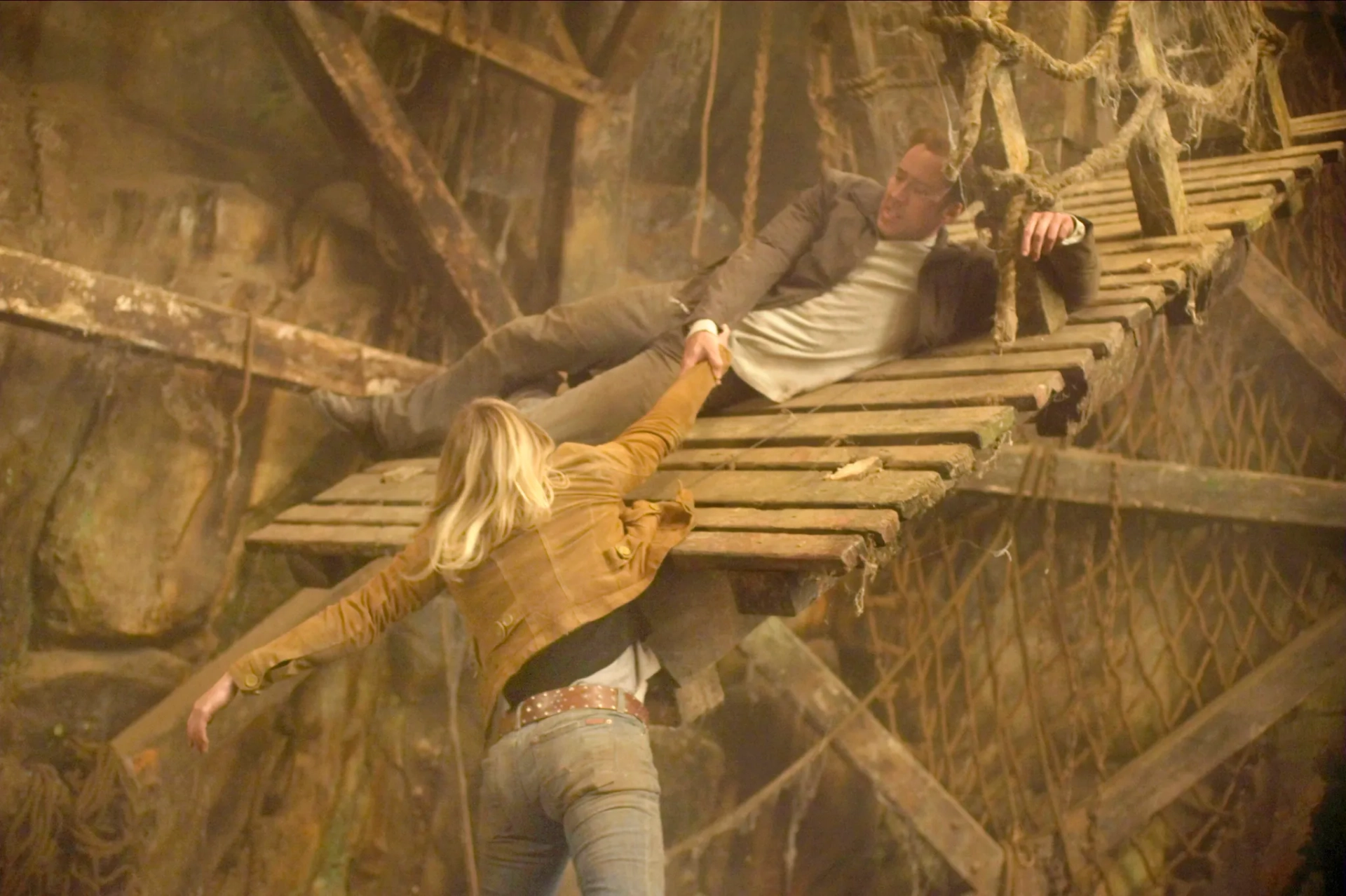 Nicolas Cage and Diane Kruger in National Treasure (2004)
