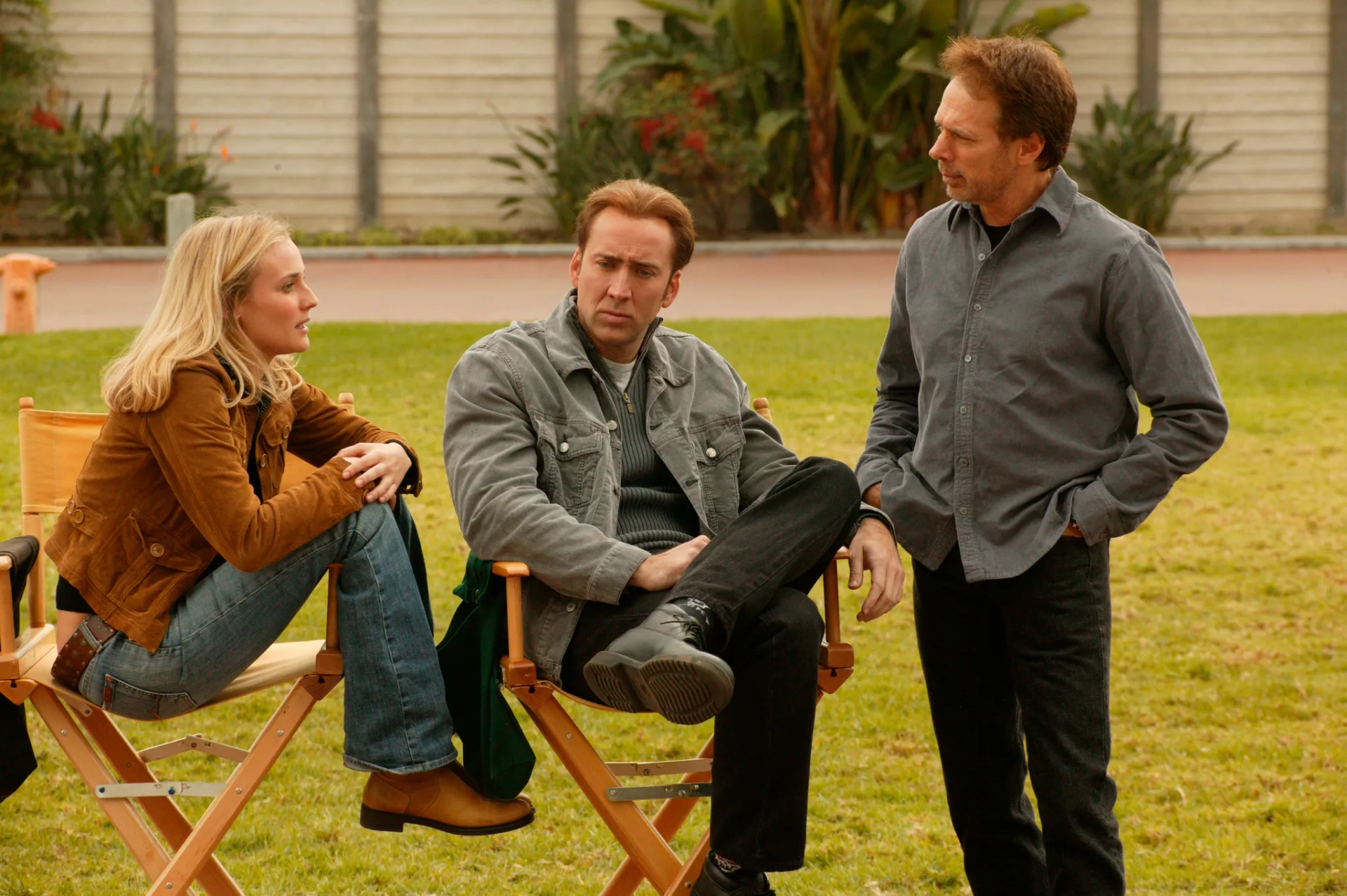 Nicolas Cage, Jerry Bruckheimer, and Diane Kruger in National Treasure (2004)